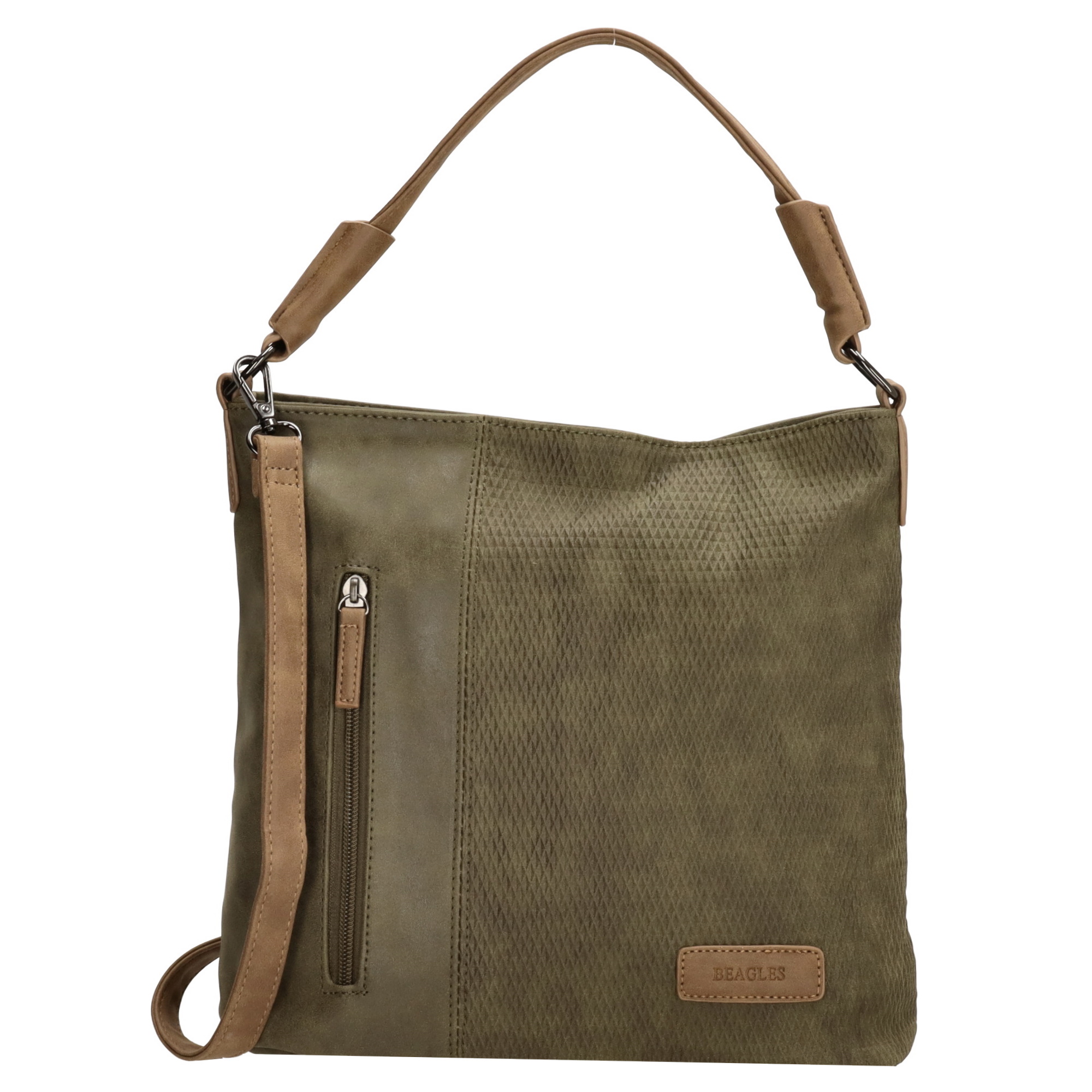 Levně Crossbody / handbag taška Beagles Brunete - olivová