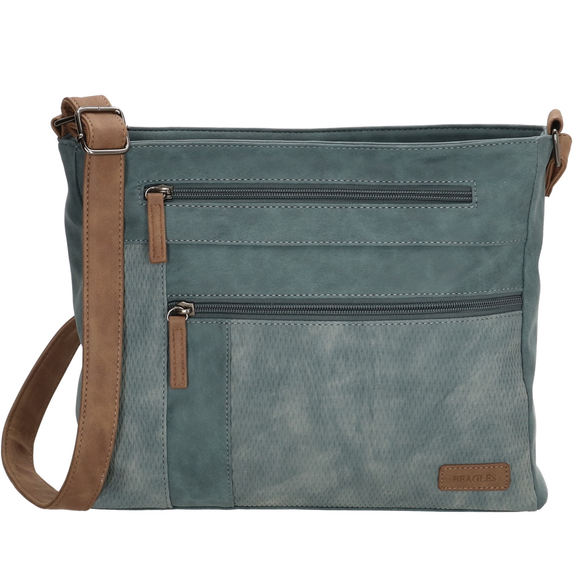 Beagles Brunete dámská crossbody kabelka dvoukomorová - modrá