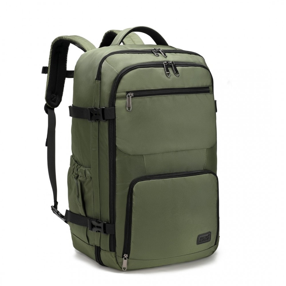 Levně KONO cestovní batoh a taška v jednom EM2207 - zelený - 39L