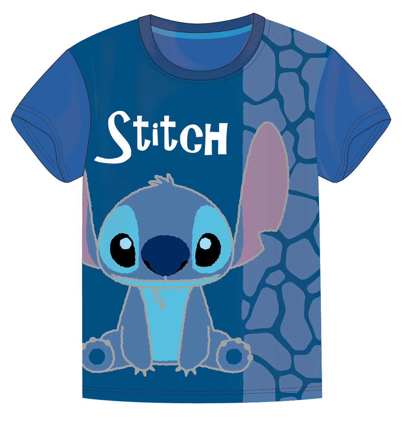 Levně Dětské bavlněné tričko Lilo a Stitch Disney -modré