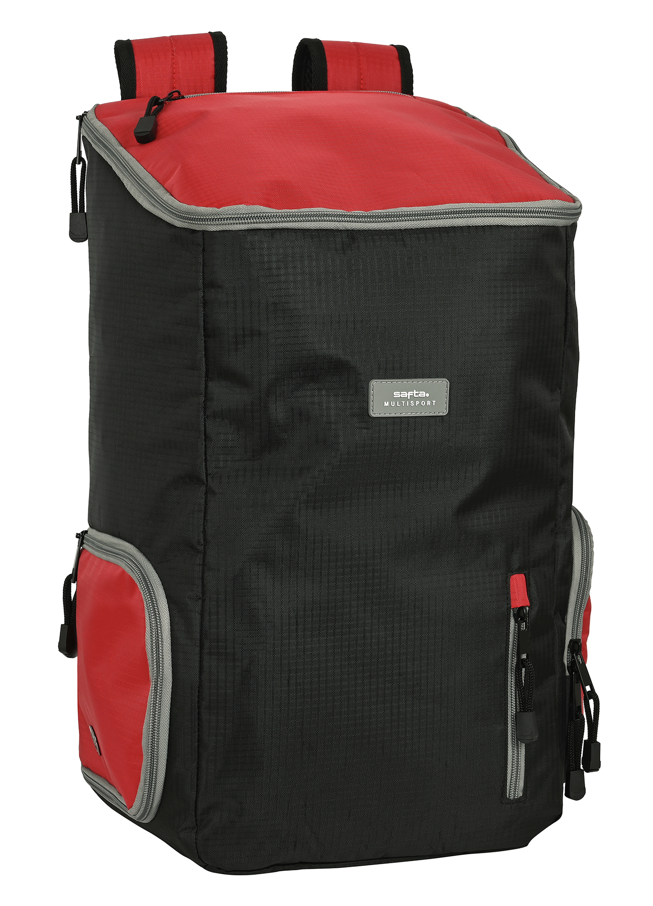 Levně SAFTA "BLACK-RED" 13,3" shora plněný batoh MULTISPORTS - červeno černý - 31L