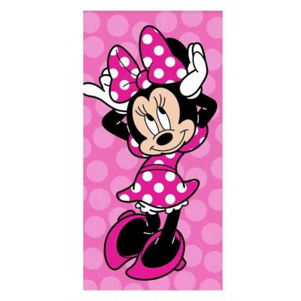 Levně Disney Minnie Mouse ,,ME TIME" dětská osuška mikrovlákno 70x140 cm