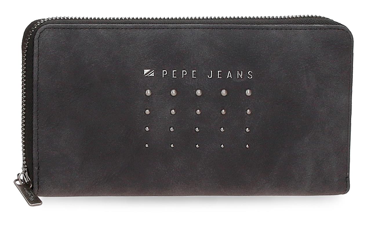 Levně Dámská peněženka na zip Pepe Jeans HOLLY - černá