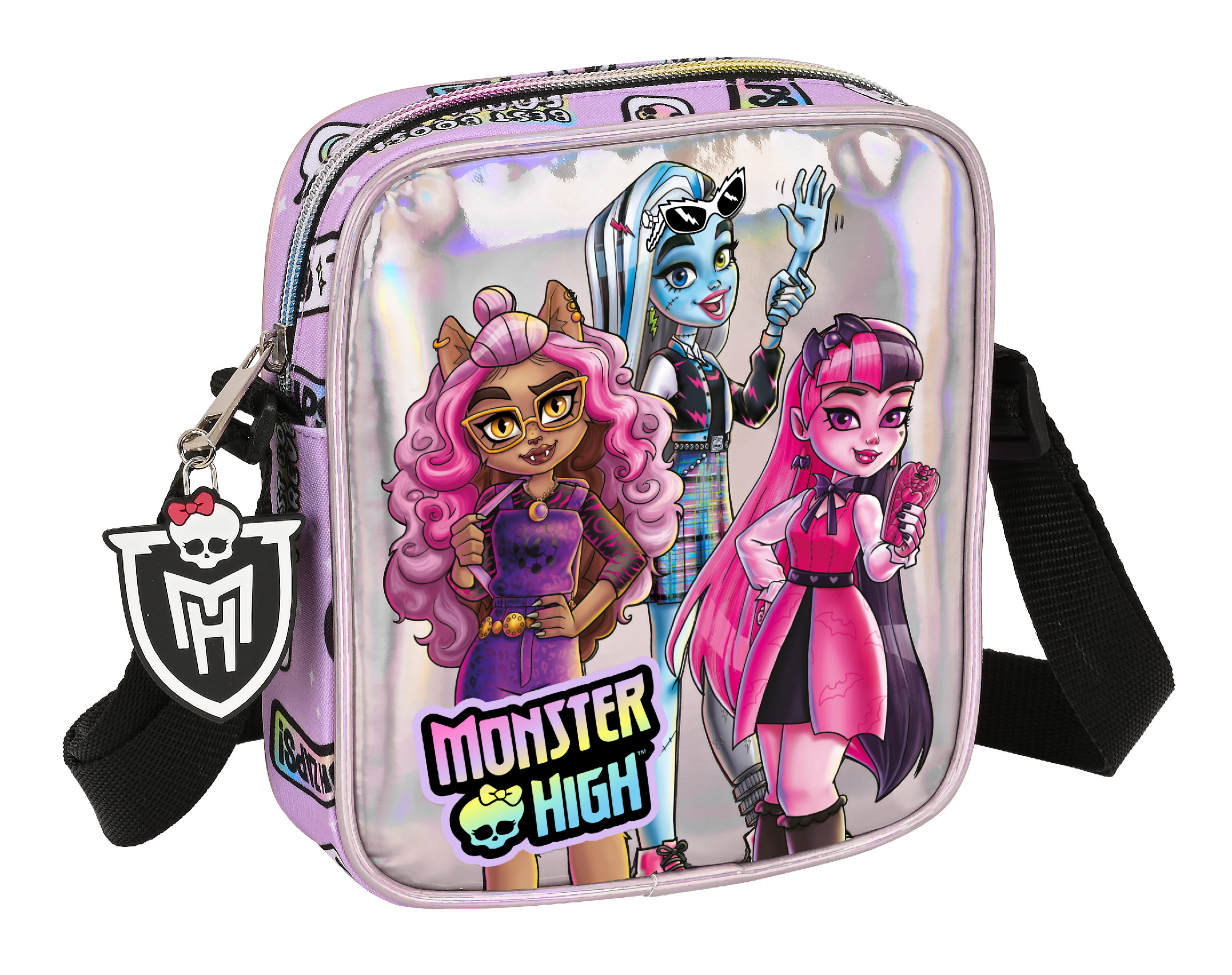 Levně Safta MONSTER HIGH "BEST BOOS" dívčí crossbody kabelka