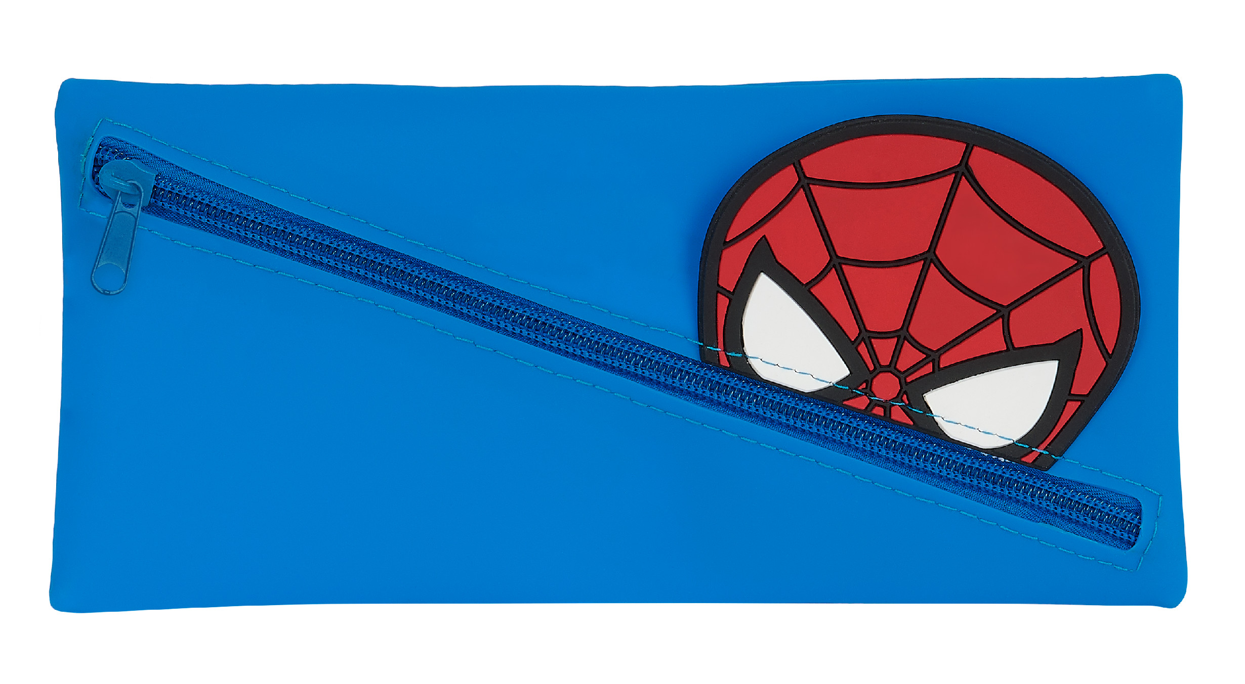 Levně Safta Silikonový penál Spider-man - modrá