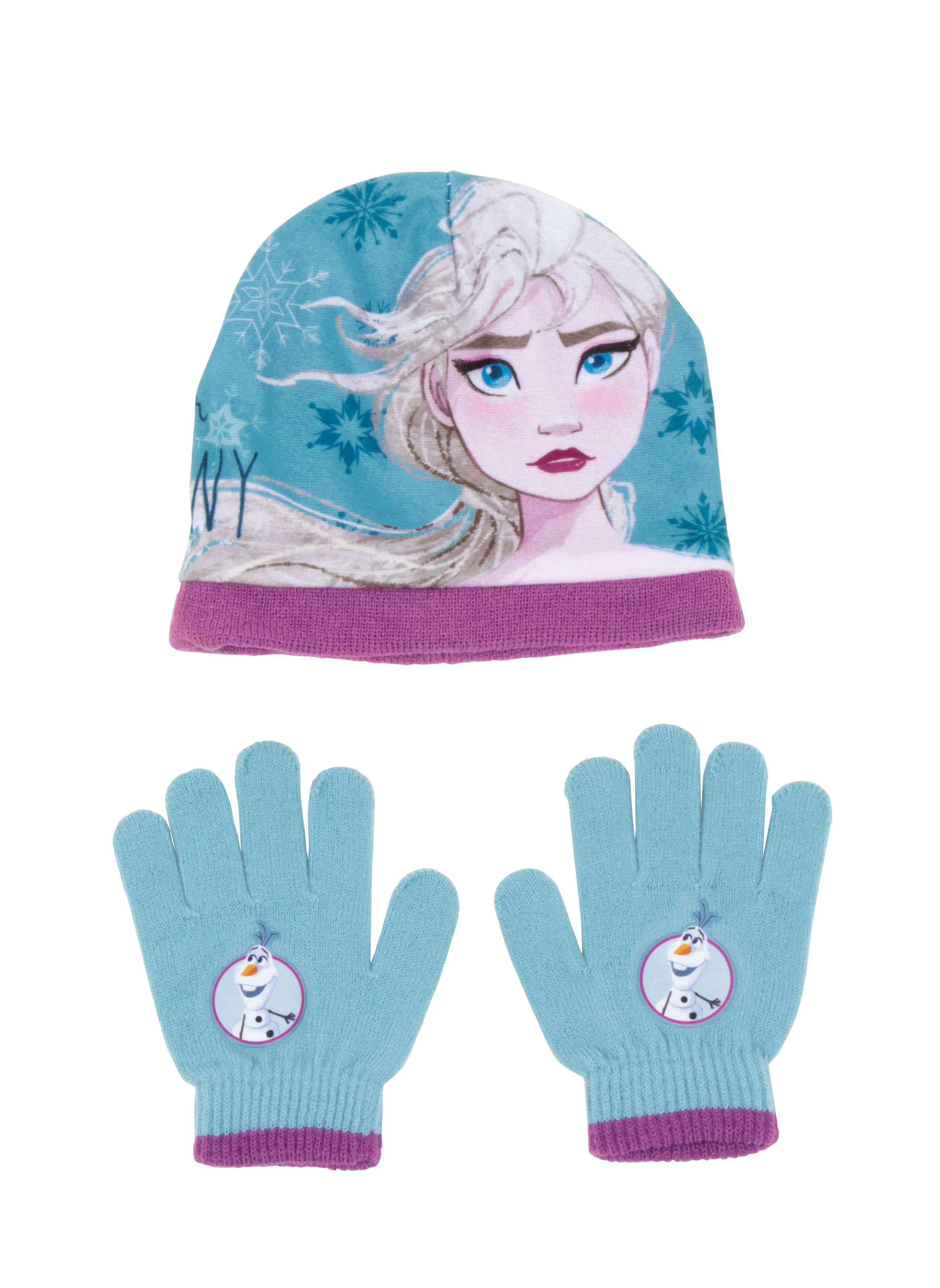 Levně Disney Dětský set čepice/rukavice 51/54 Frozen II "Believe"