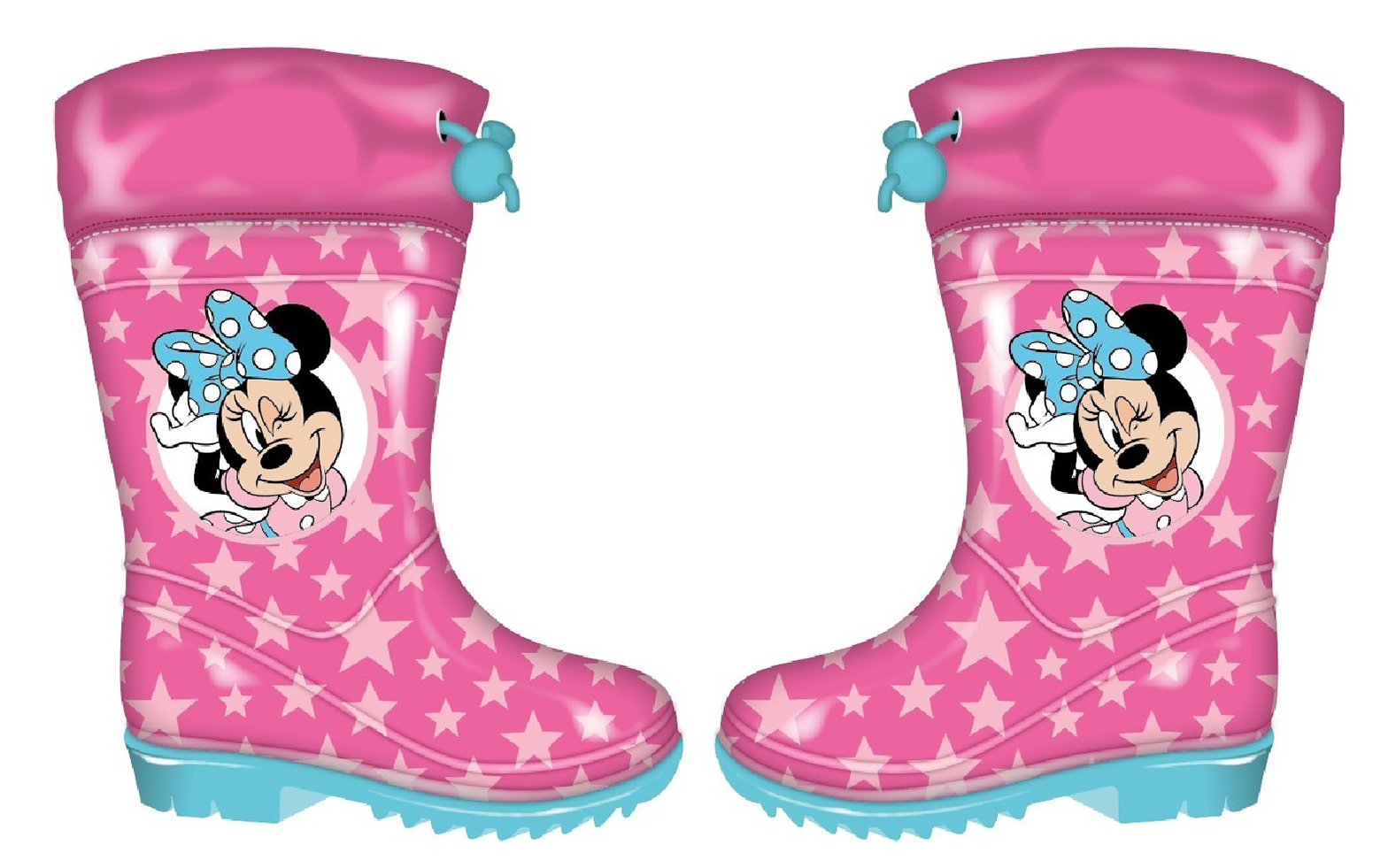 Levně Disney Minnie Mouse dětské gumáky - růžové