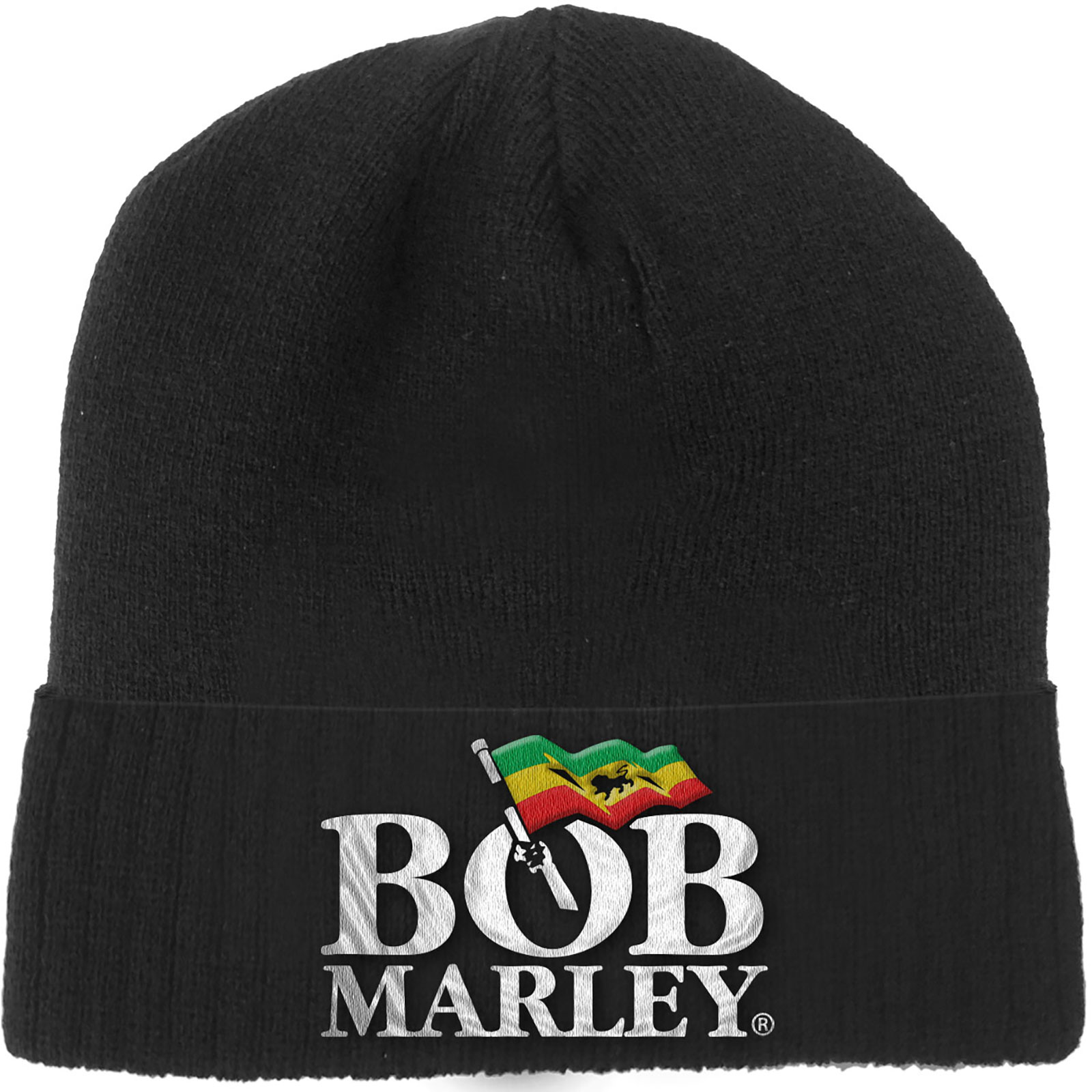 Levně RockOff BOB MARLEY UNISEX BEANIE HAT: LOGO čepice - černá
