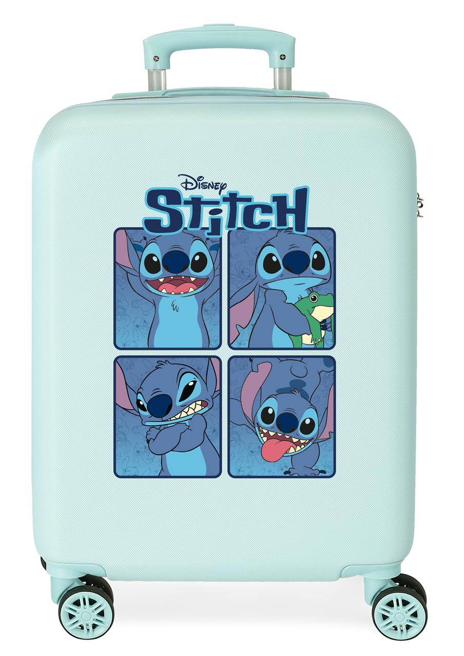 Levně Disney Dětský kufr ABS na kolečkách Lilo & Stitch Moods 55 cm - 34L