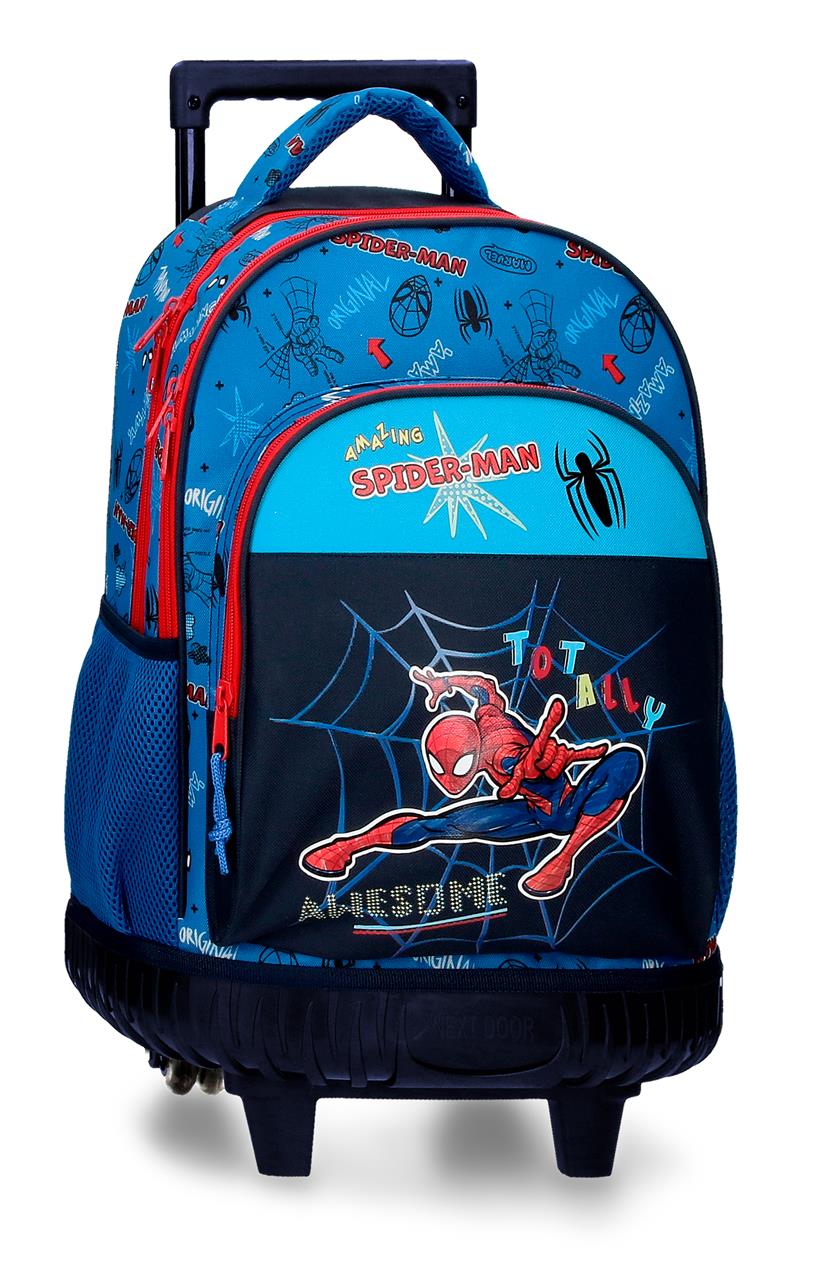 Levně Enso školní batoh na kolečkách Spiderman - 30L