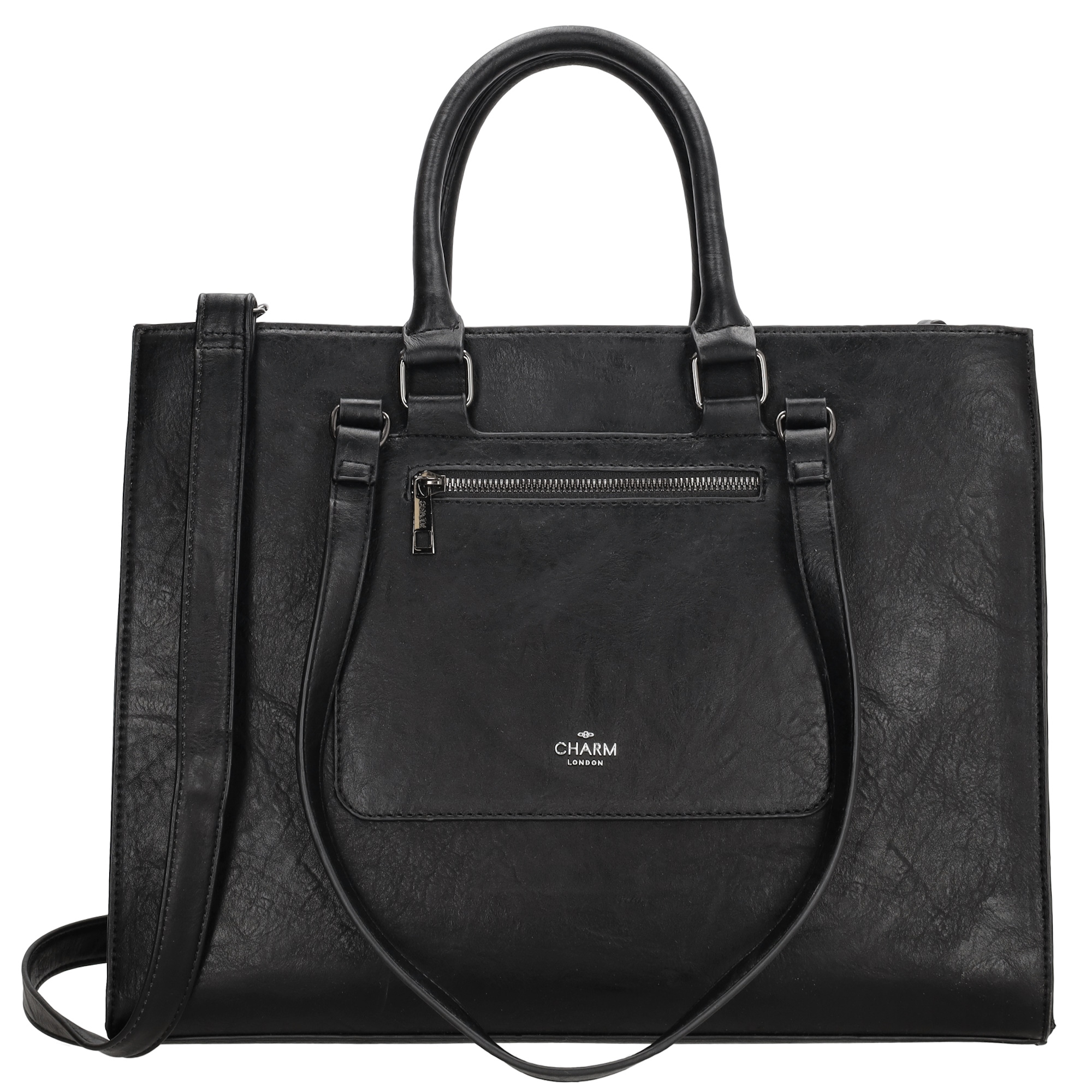 Levně Charm London dámská shopper taška Liberty - černá