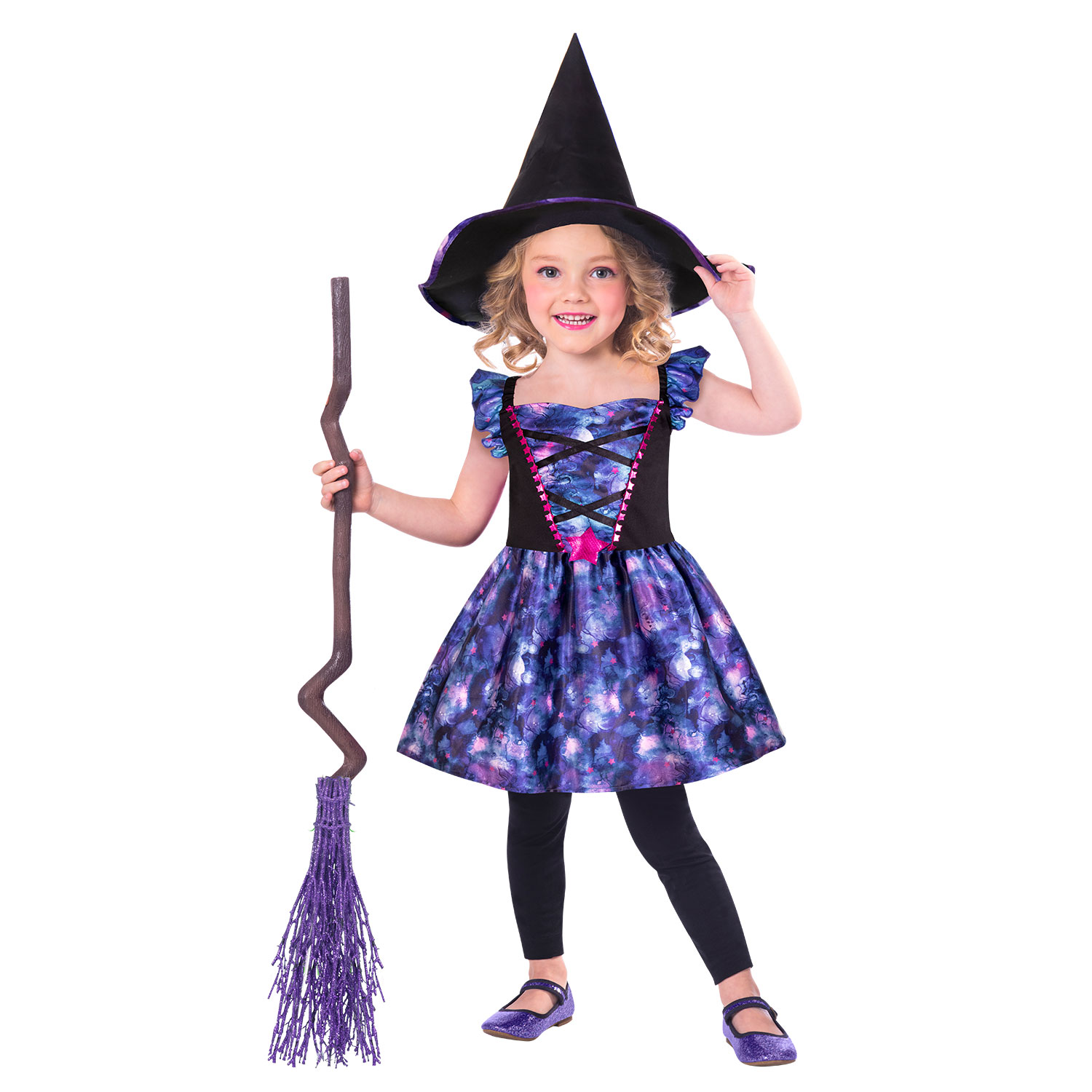 Levně Amscan dětský karnevalový kostým - Mýtická čarodějka
