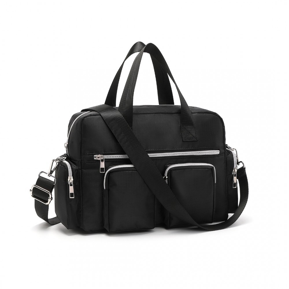Levně Kono crossbody taška Multipocket - černá
