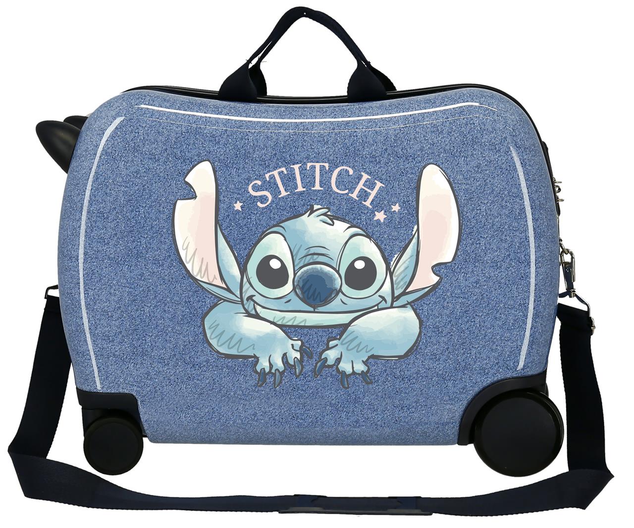 Levně Disney Dětský kufřík na kolečkách - odražedlo - Lilo & Stitch - 34L