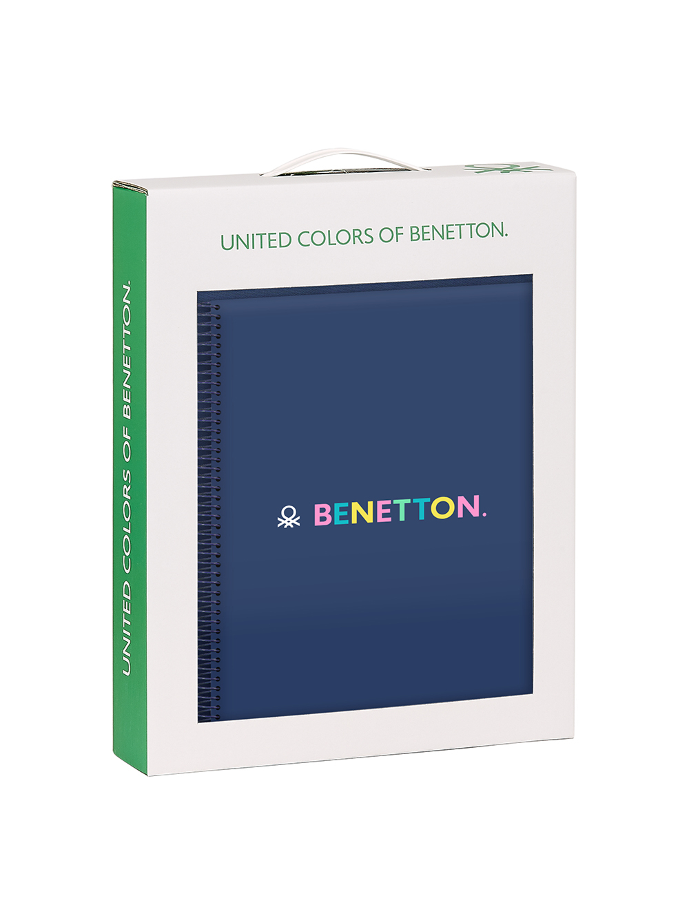 Levně United Colors of Benetton dárkový set "Cool" - notes a pytel - modrý