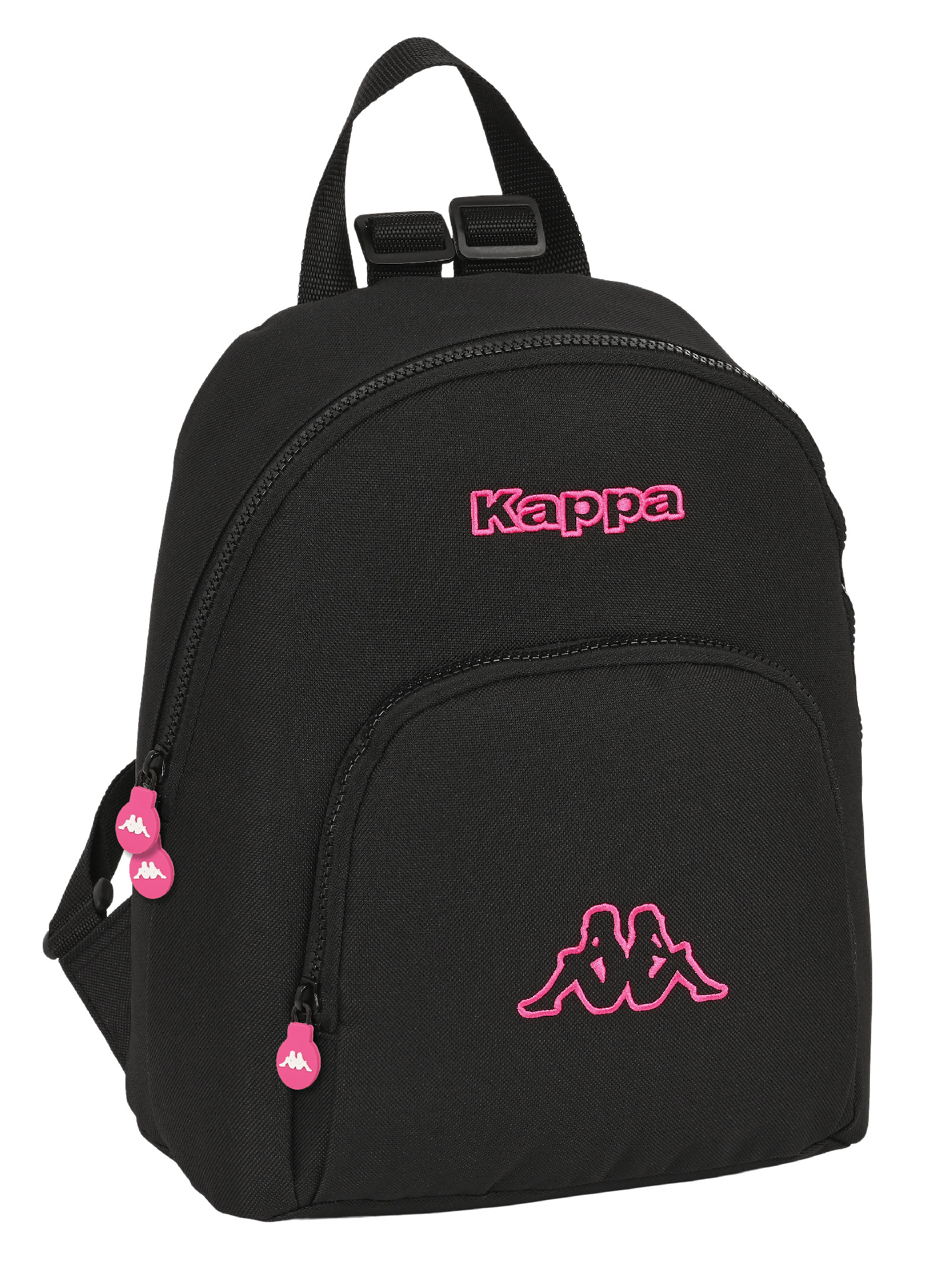 Levně Kappa mini batoh "BLACK AND PINK" 9,5L - černý