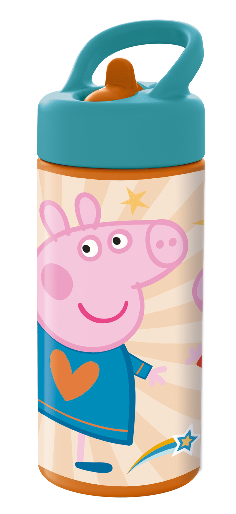 Levně Safta Láhev na vodu 410ml PEPPA PIG "Having Fun "