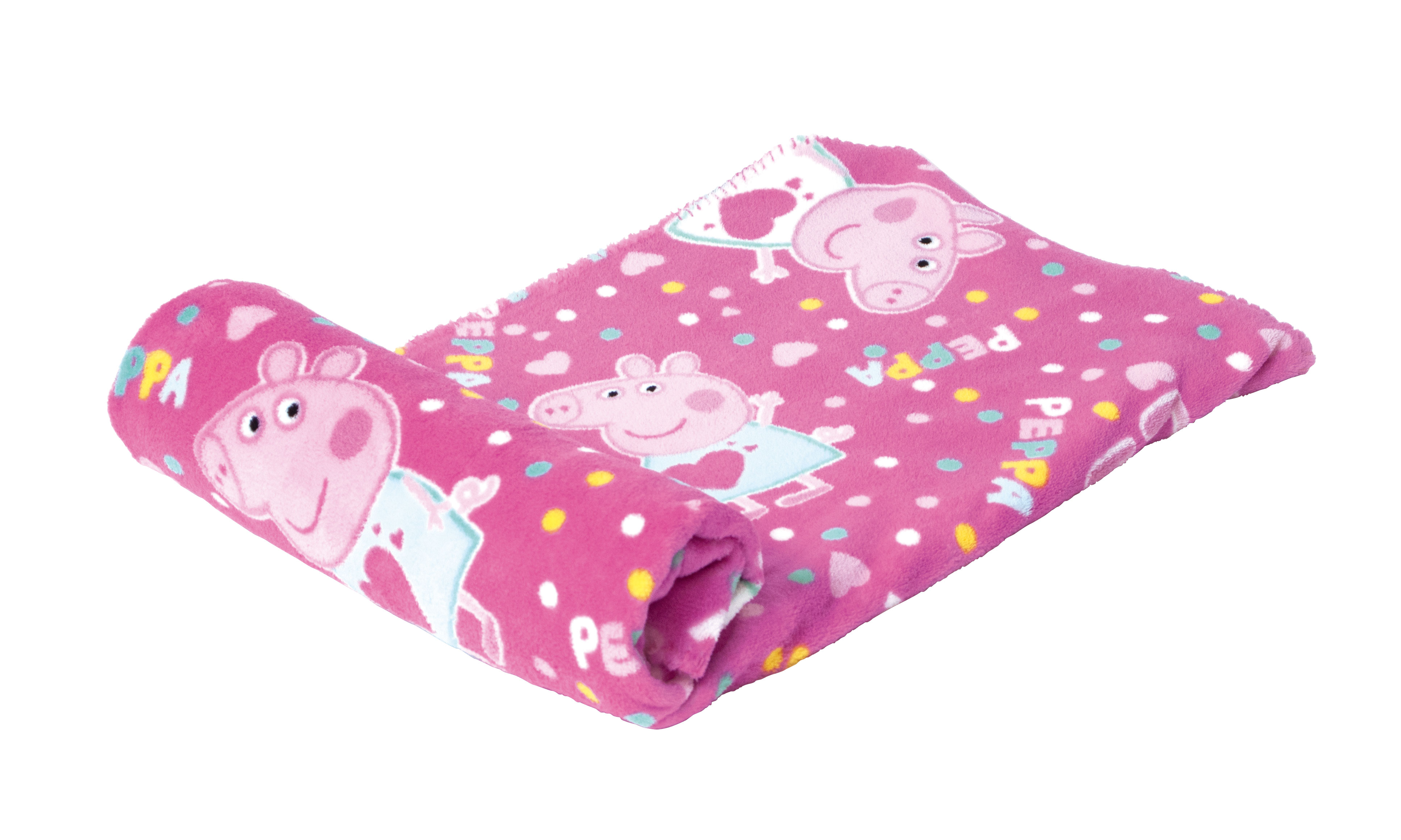 Levně Safta Dětská deka Peppa Pig "COSY CORNER" - růžová