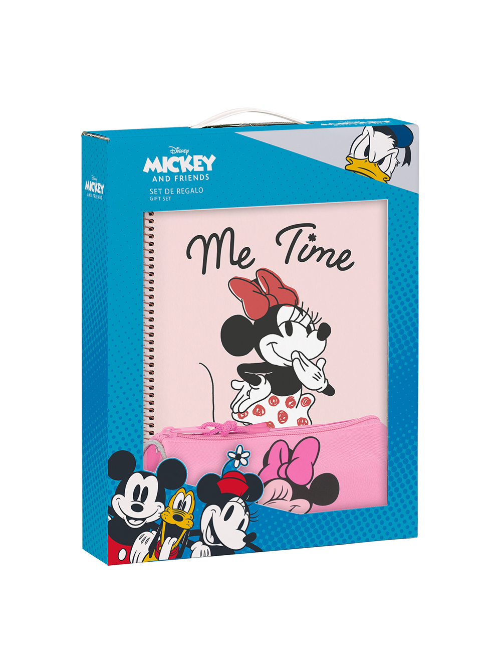 Levně Disney Safta dárková sada Minnie Mouse "Loving" - notes, penál, desky