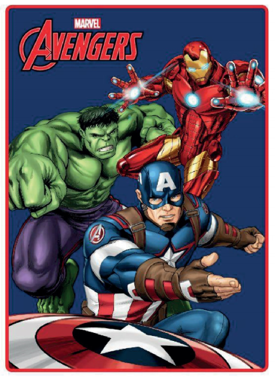 Levně Marvel Dětská deka Avangers "SUPER HEROES" - modrá