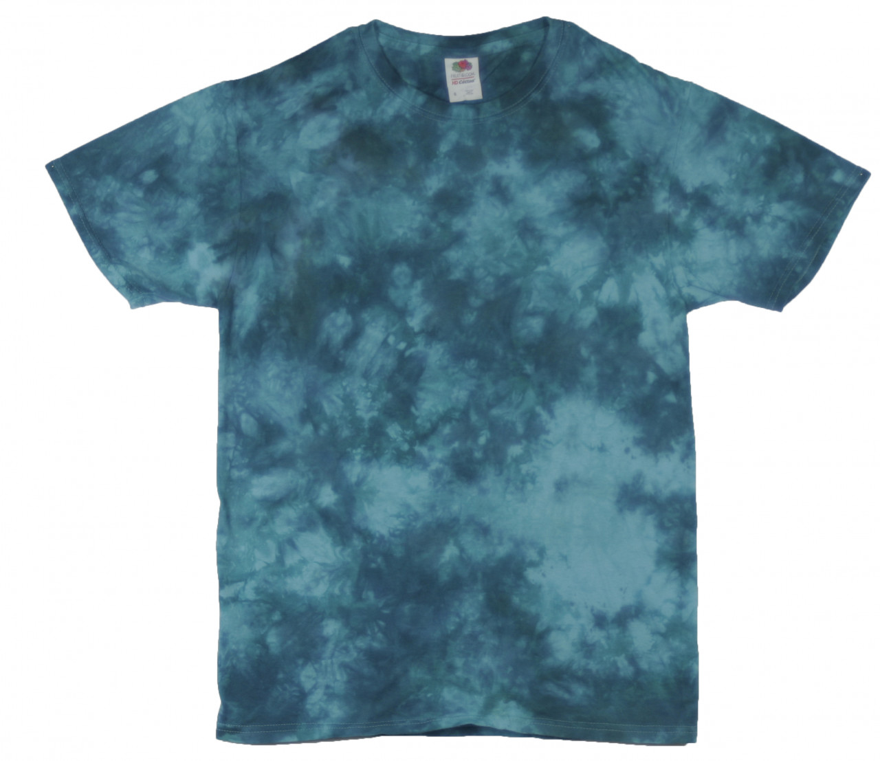 Levně Tie Dye unisex batikované tričko - Infusion Aqua