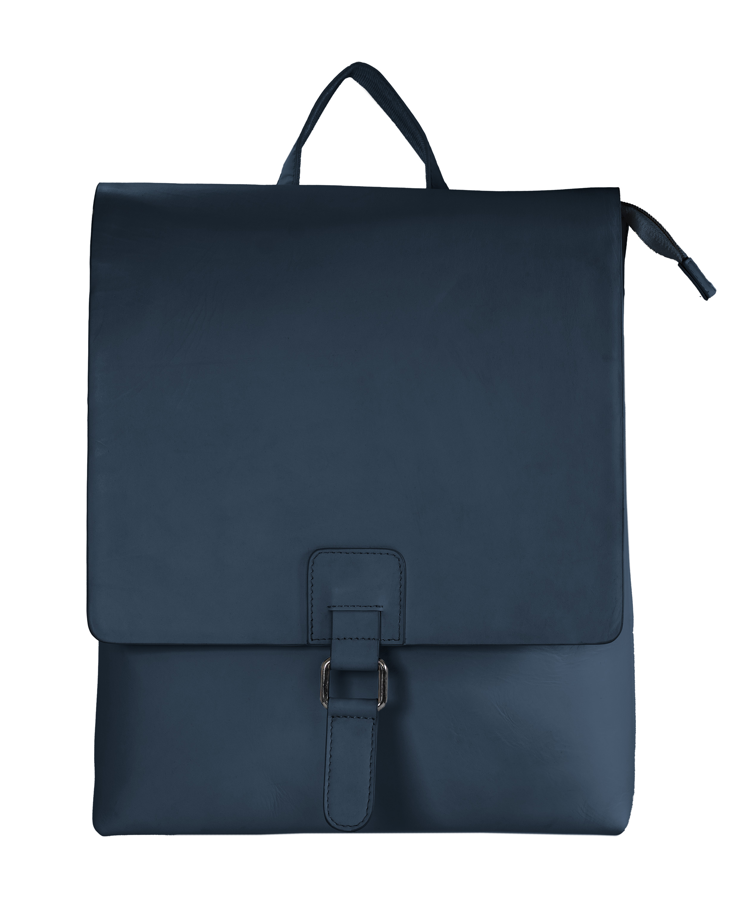 Levně T.B.P. T.B.P. Kožený dámský batoh 33 x 33 cm - navy - 8L