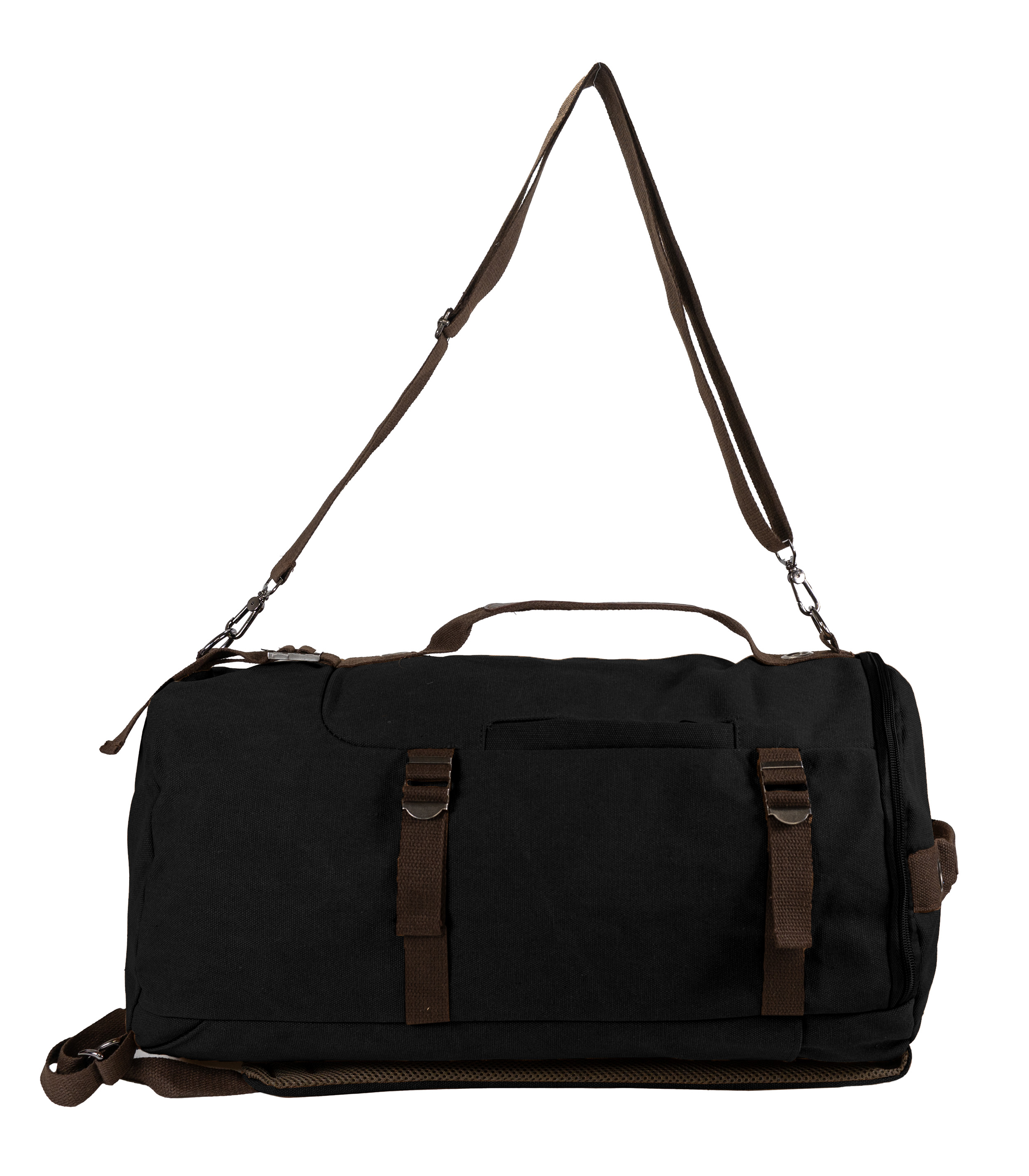 Levně SPORT plátěný batoh / cestovní taška - 24,5 L - černá