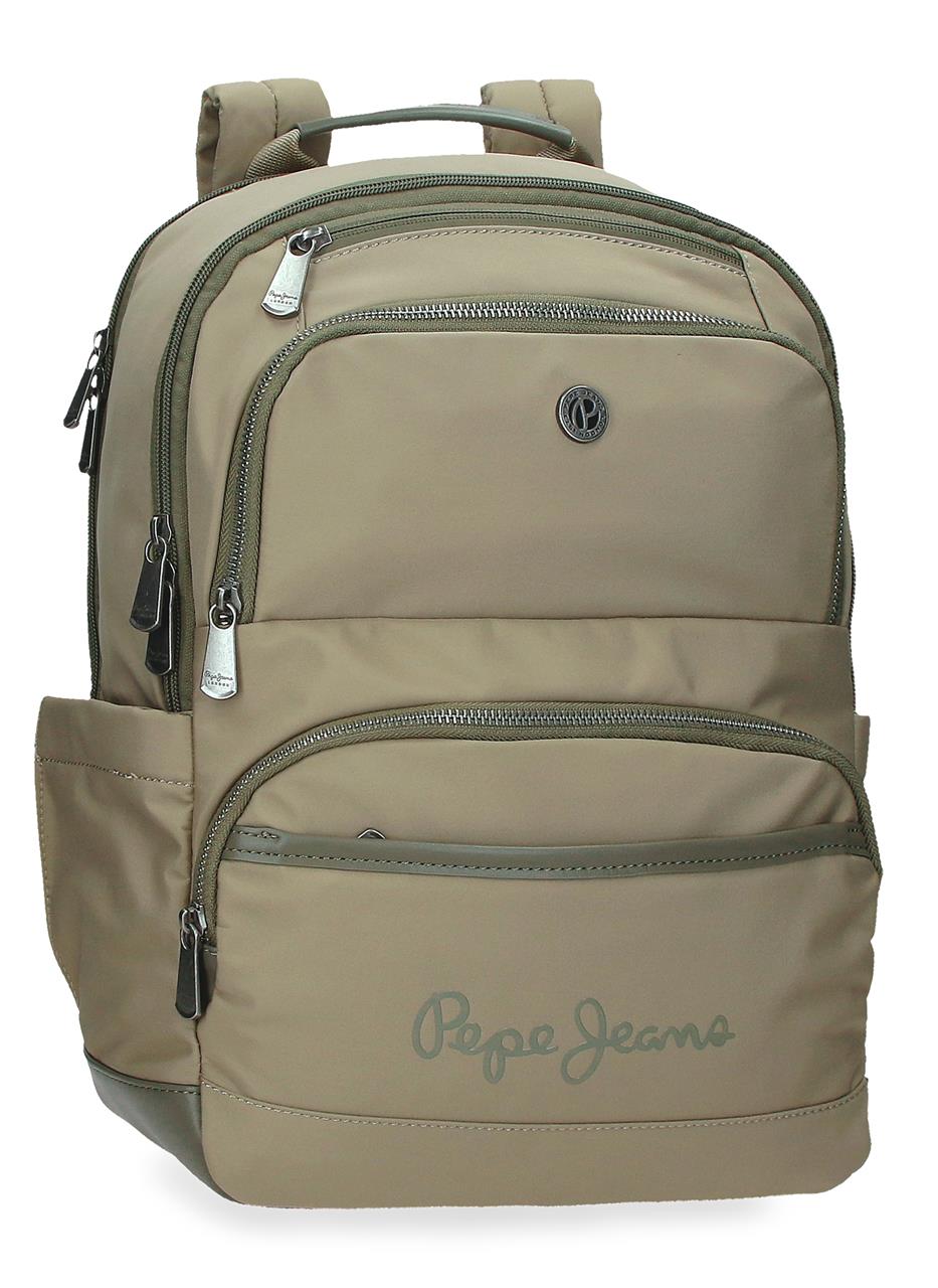 Pepe Jeans Corin dámský batoh na notebook 18L - olivový