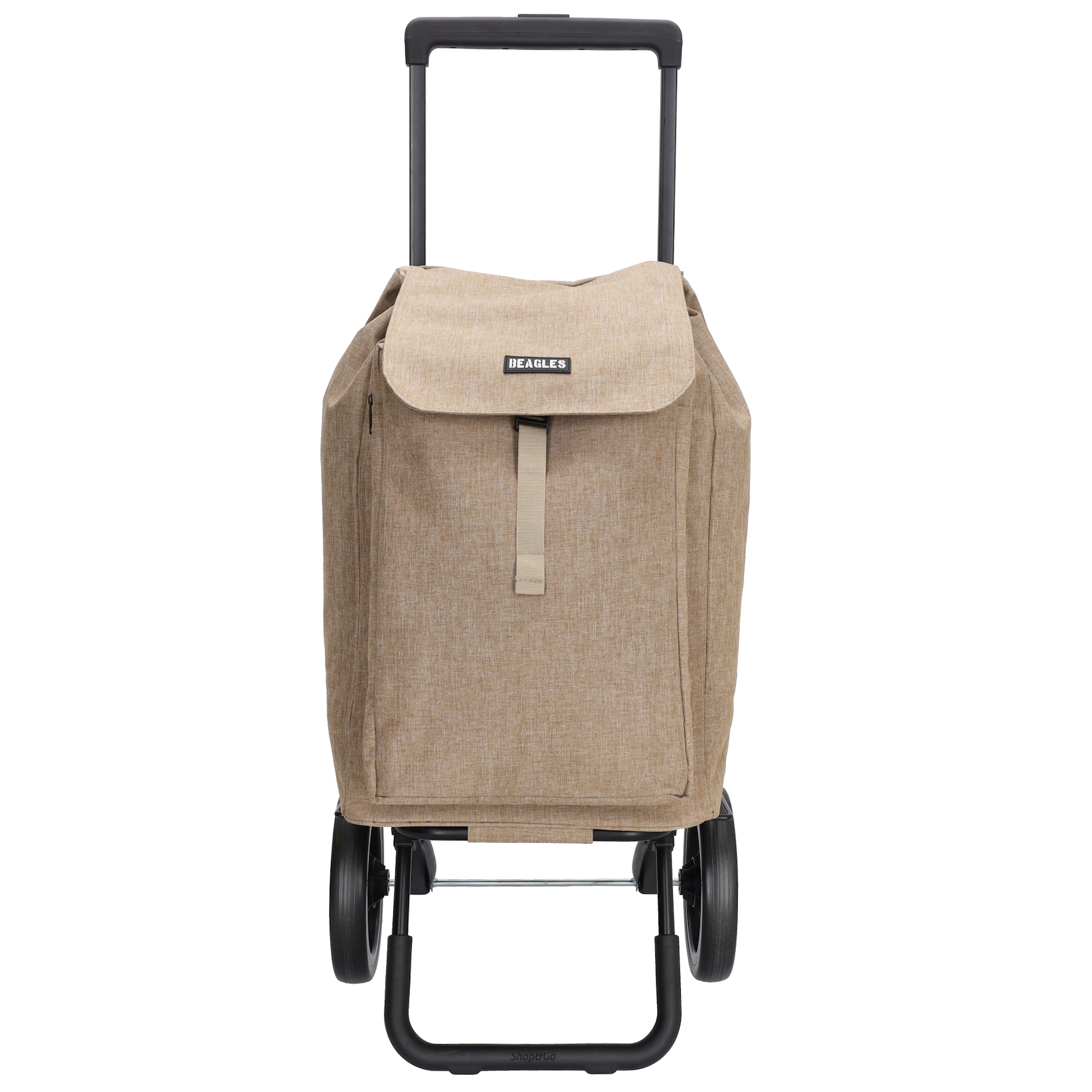 Beagles Shop & Go nákupní taška na kolečkách - taupe