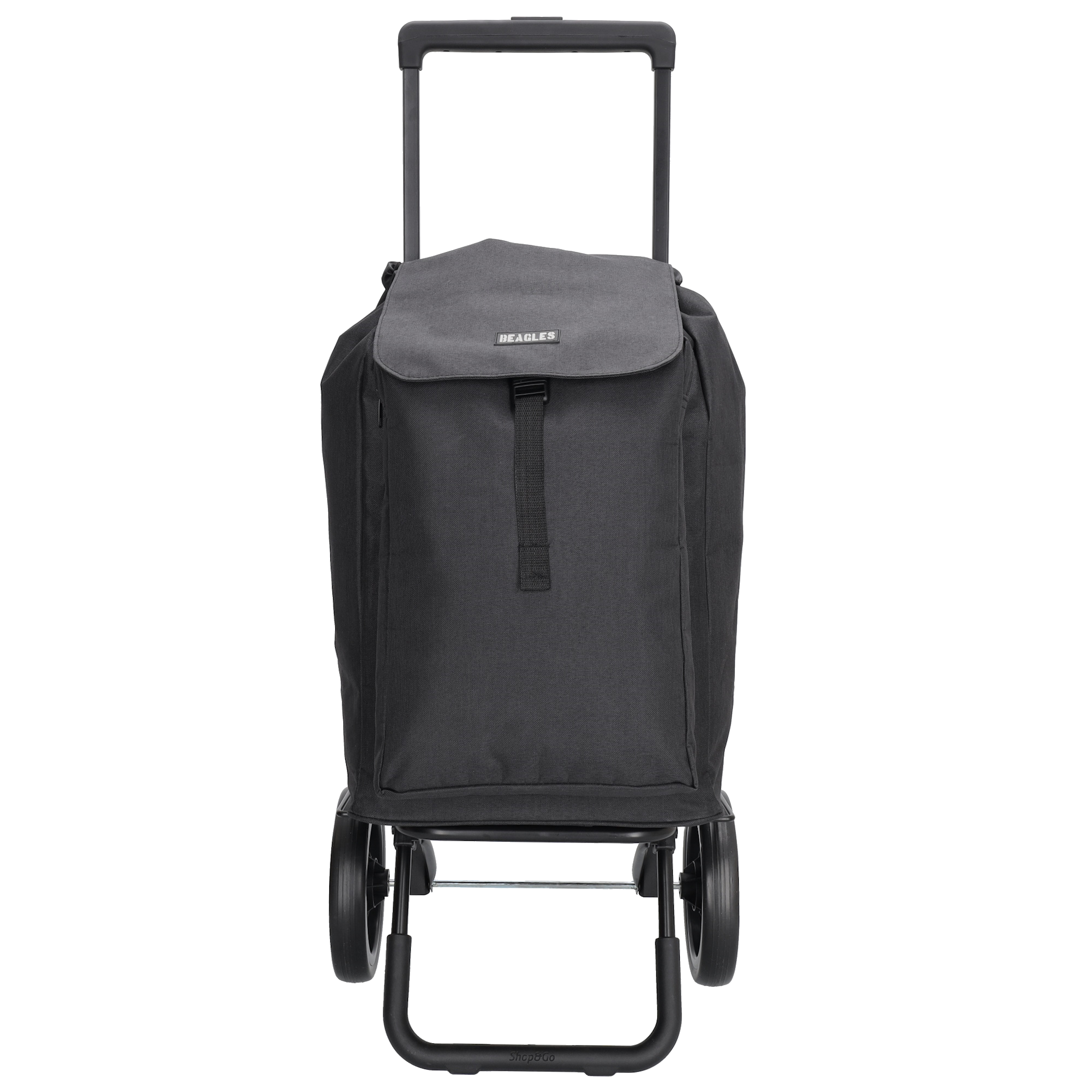 Beagles Shop & Go nákupní taška na kolečkách - černá