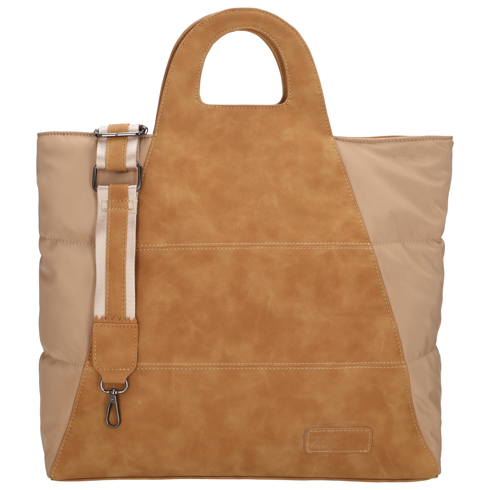 Stylová kabelka s originálním designem - Selene - Zebra Trends - 16 L - camel