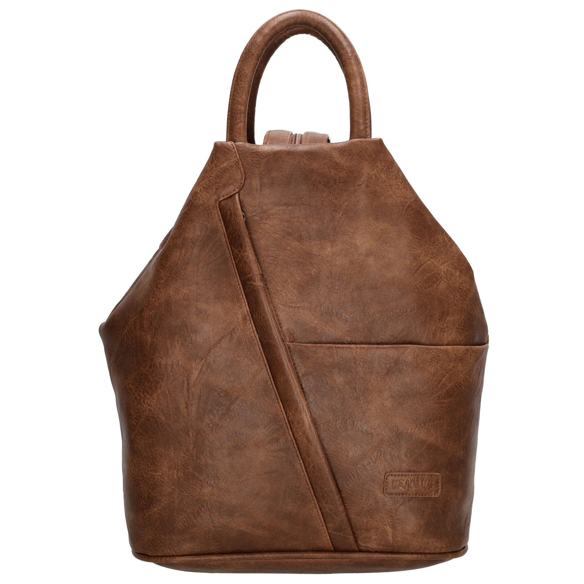 Stylový trojúhelníkový batoh - Murcia - Beagles - 13 L - hnědá