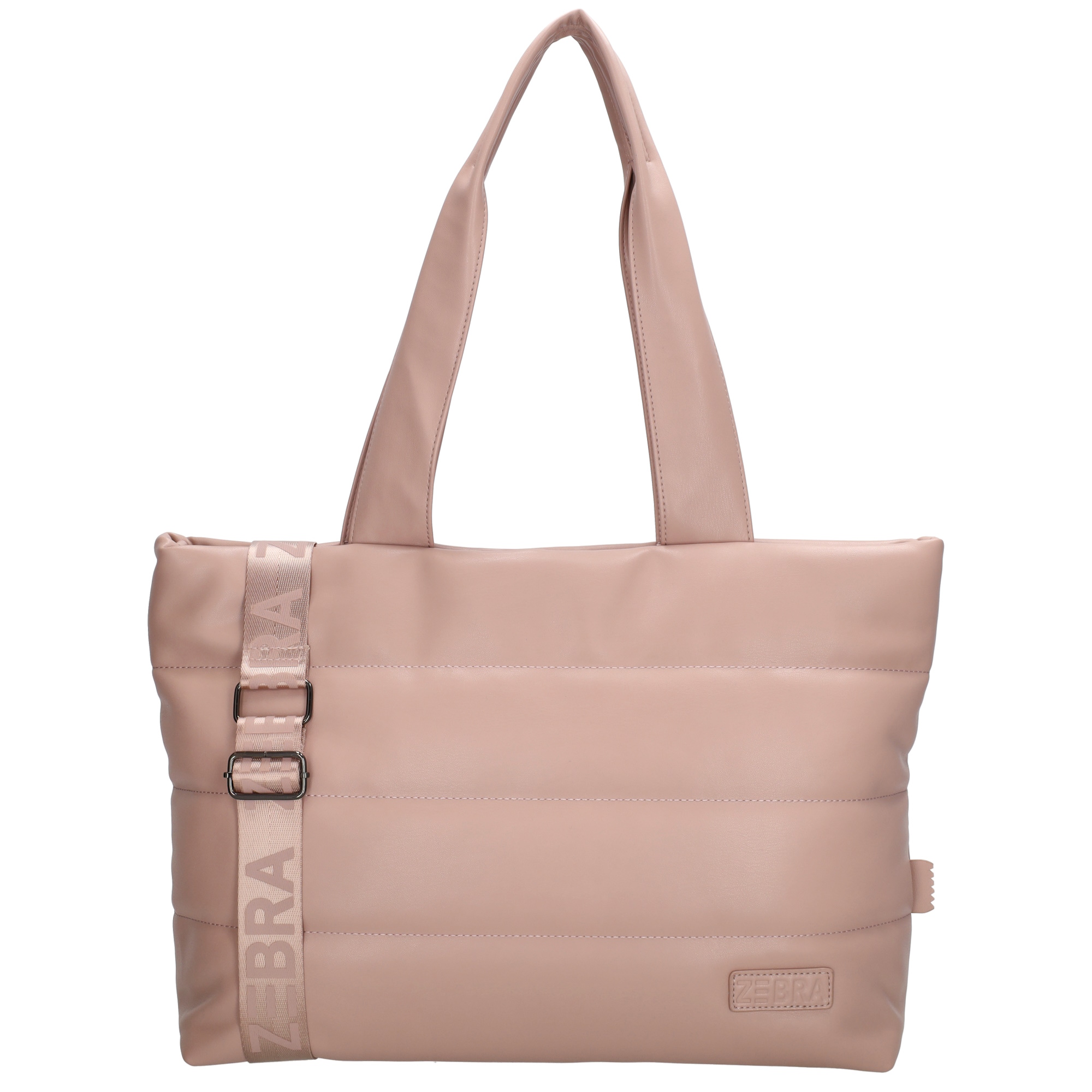 Shopper kabelka - Evie - Zebra Trends - 18 L - 15,6” (34,5 x 19,4 cm) - starorůžová