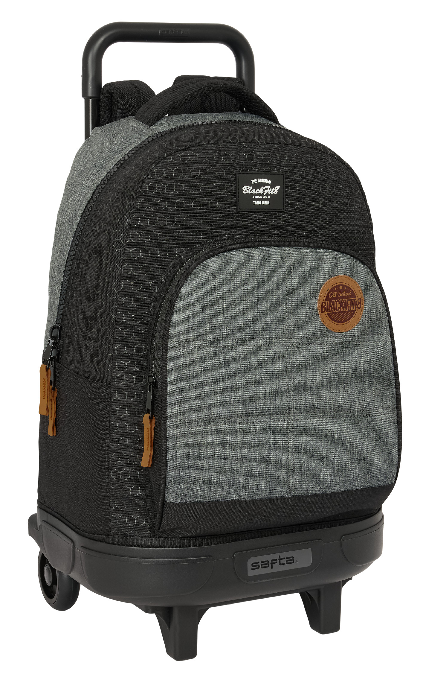 Školní batoh na kolečkách Safta Blackfit8 "Old School" - 33 L