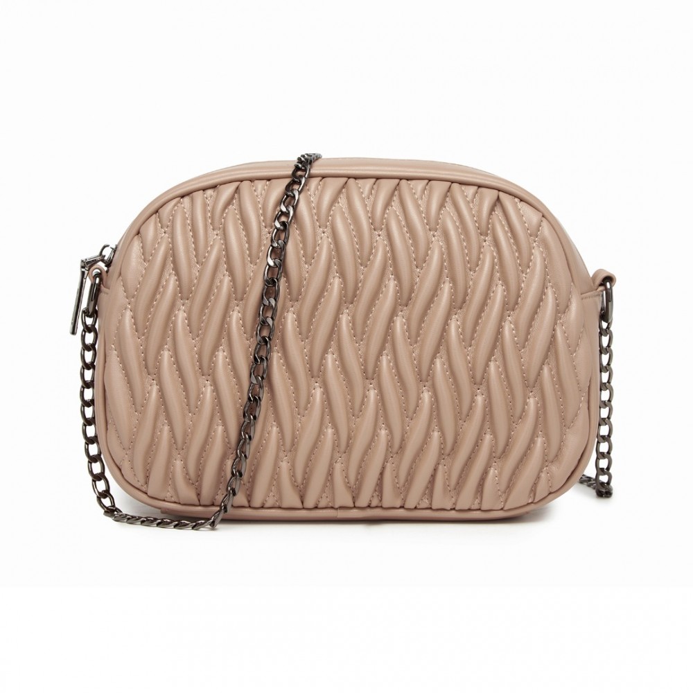 Dámská prošívaná crossbody kabelka Miss Lulu - khaki