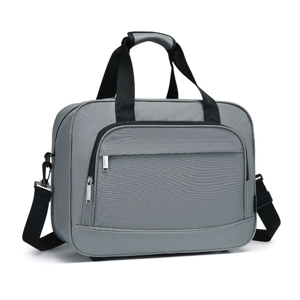 Voděodolná příruční taška s přihrádkou na notebook Kono - šedá - 22 L