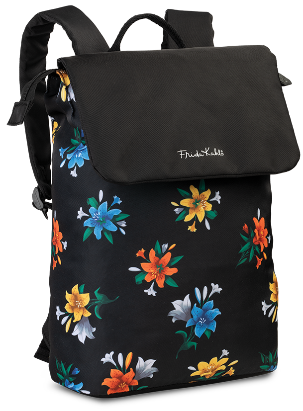 Dámský batoh Frida Kahlo 9L - černý