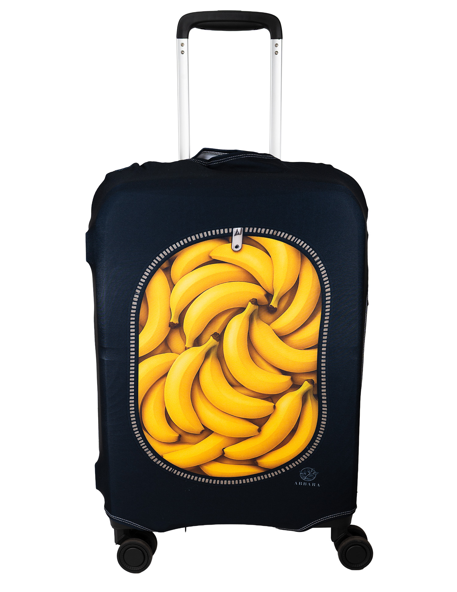 Elastický obal na kufr - “Kufr plný banánů” - Abbara Velikost: M