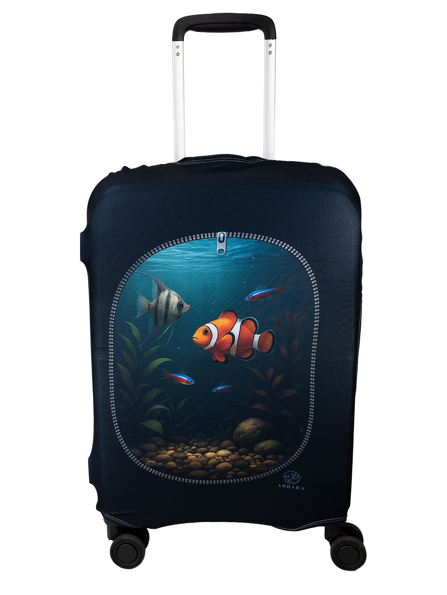 Elastický obal na kufr - “Kufr s akváriem” - Abbara Velikost: S