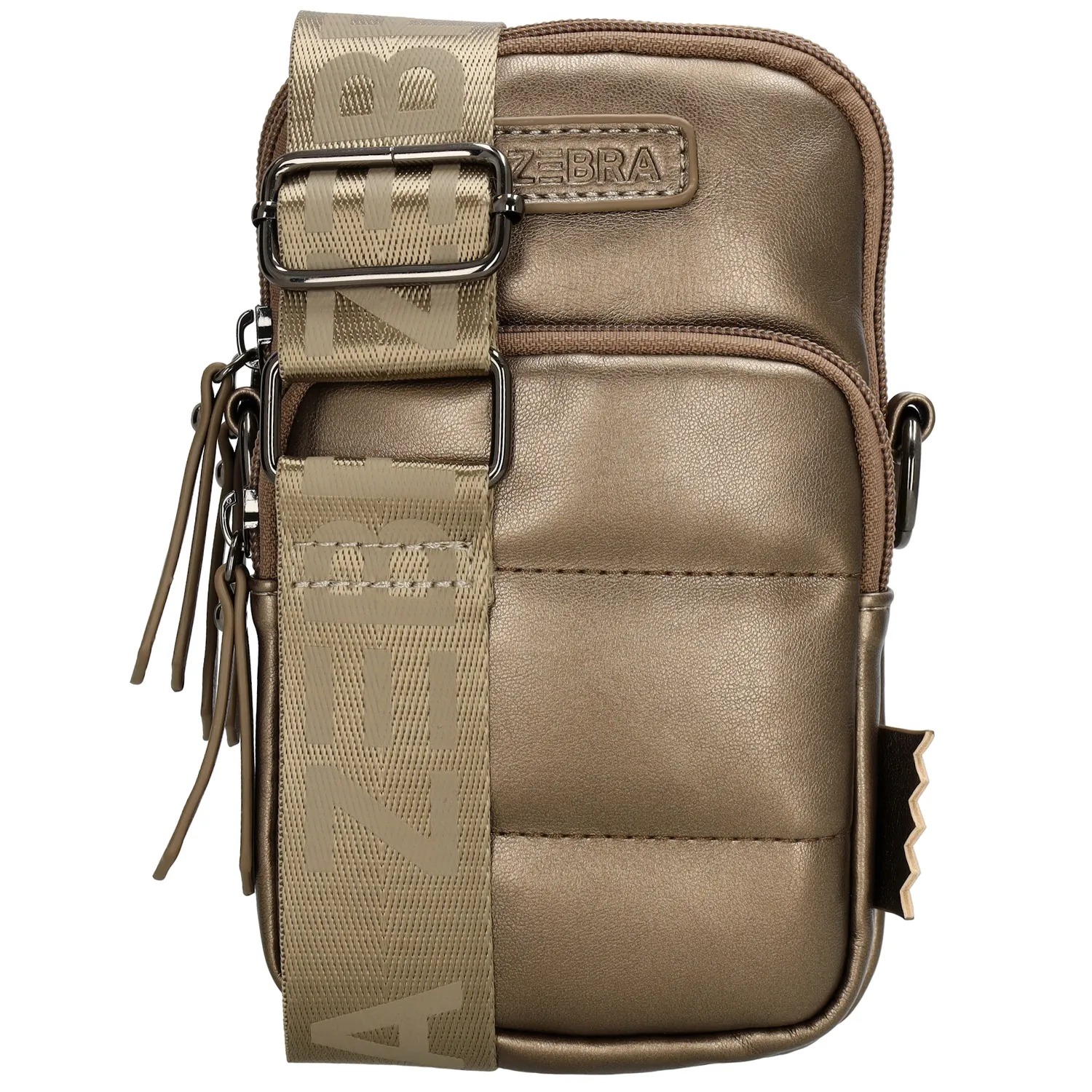 Elegantní kabelka na telefon - Evie - Zebra Trends - 19 x 13 x 4 cm - bronzová