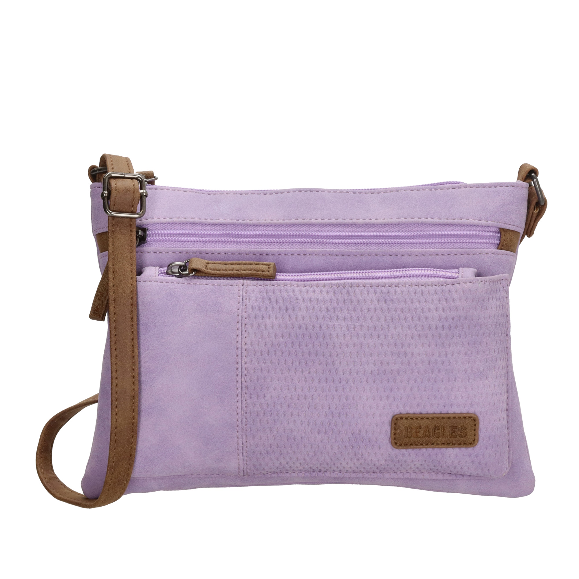 Beagles Brunete dámská crossbody kabelka 24 cm - fialová