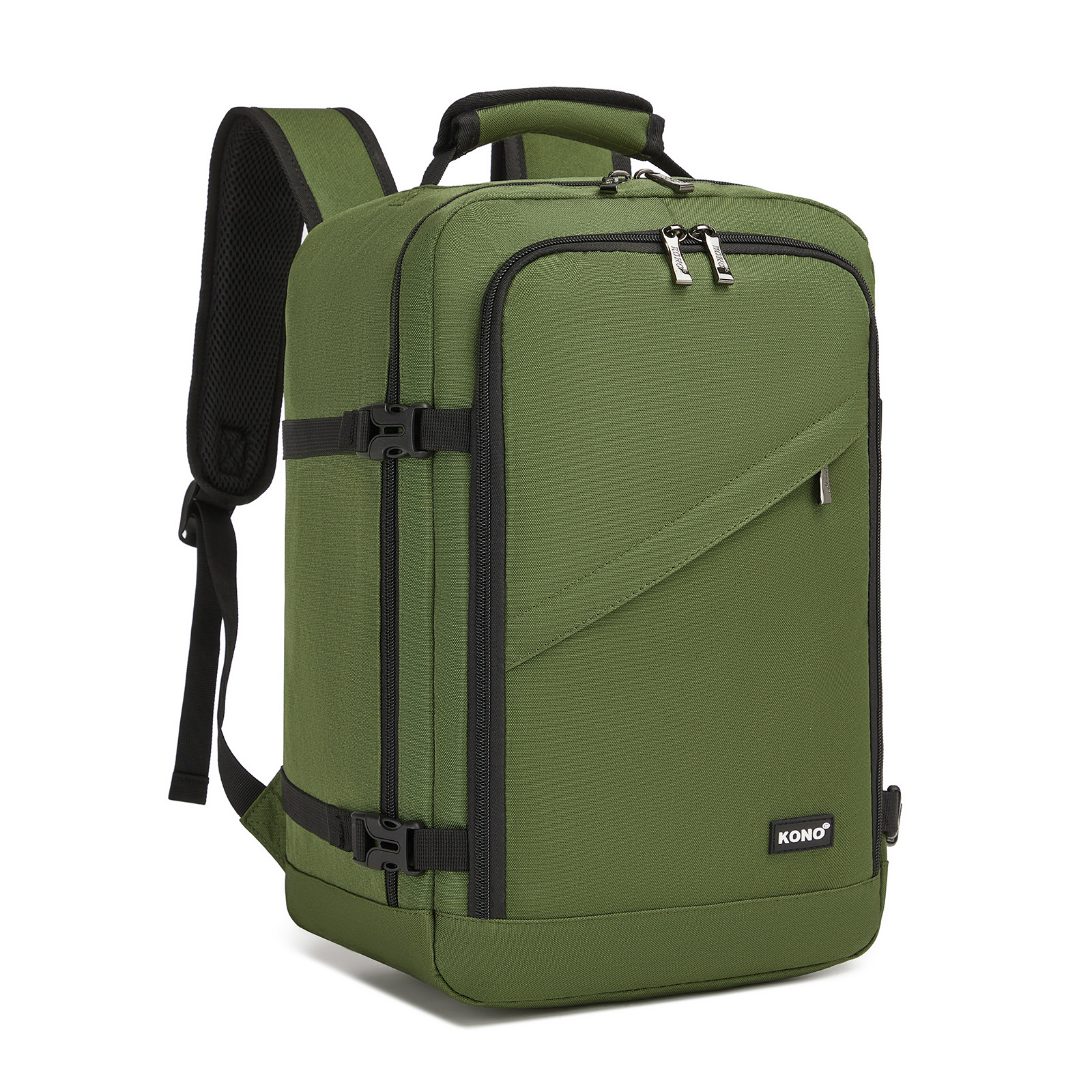 KONO 2531S Batoh na notebook 15.6" Zelená 40cm 20L