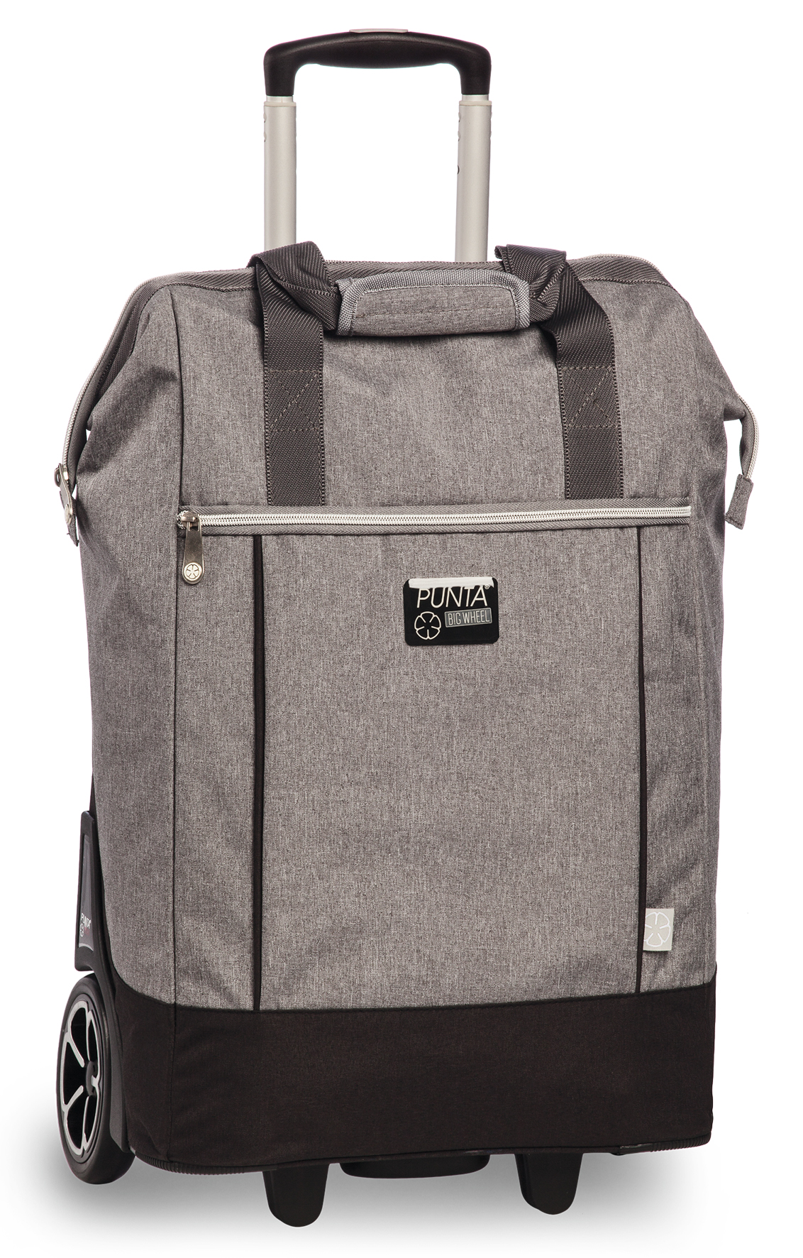 PUNTA nákupní taška na kolečkách s výsuvnou rukojetí - 40L - šedá