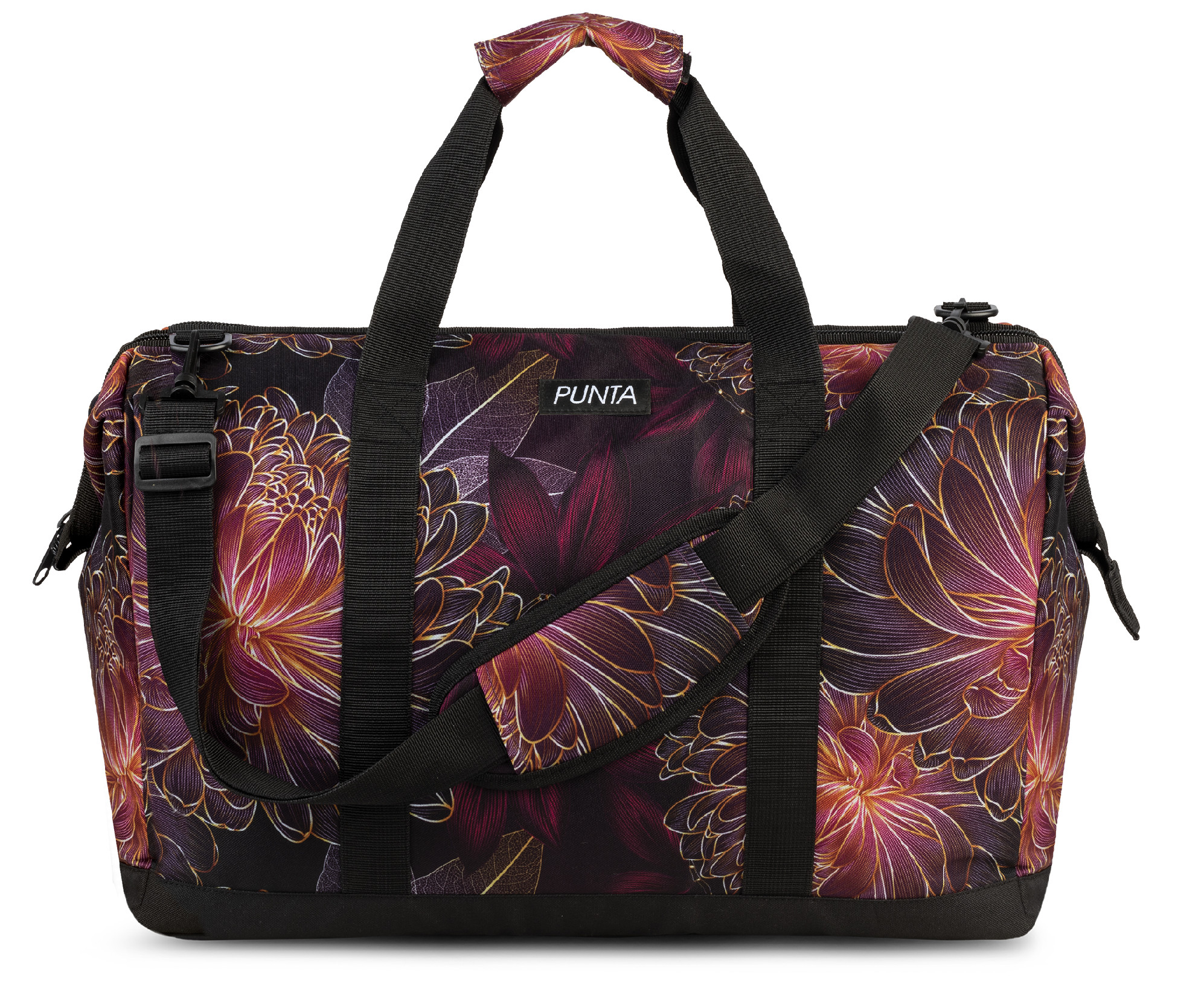 Punta weekend cestovní taška - 27L - černá/azalka