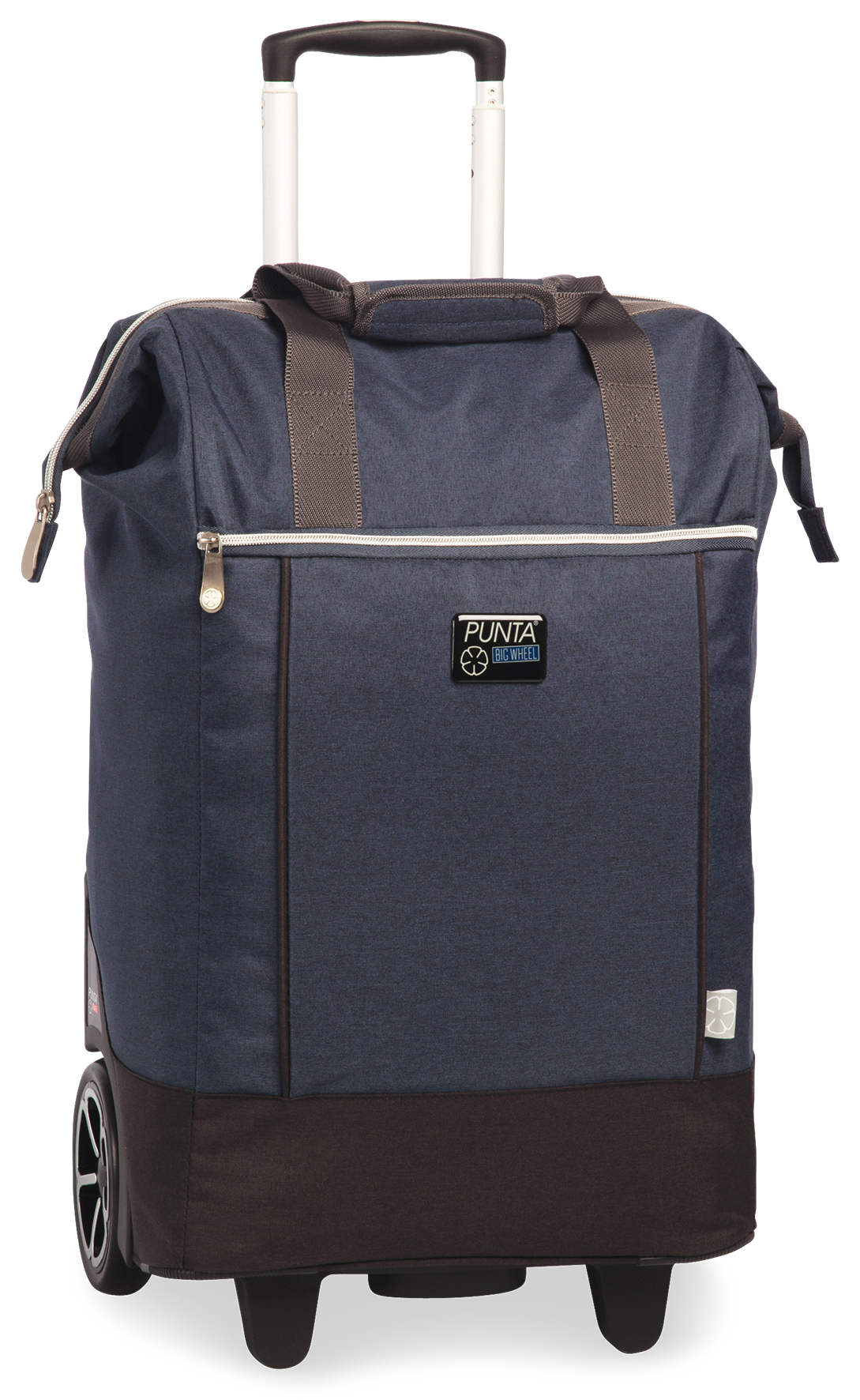 PUNTA nákupní taška na kolečkách s výsuvnou rukojetí - 40L - tmavý safír