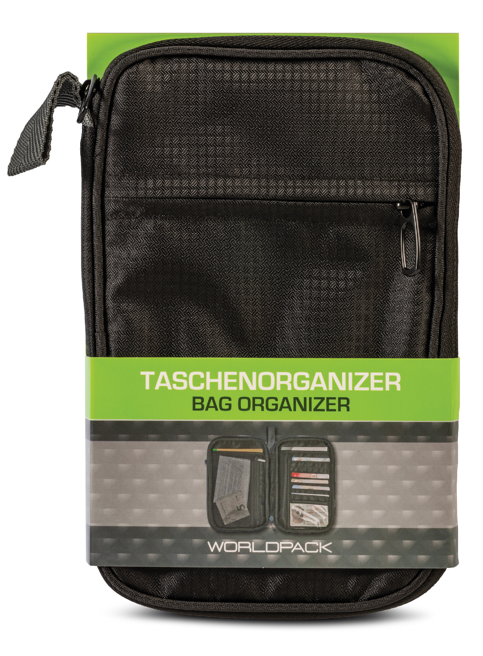 Organizér na doklady Worldpack - černý