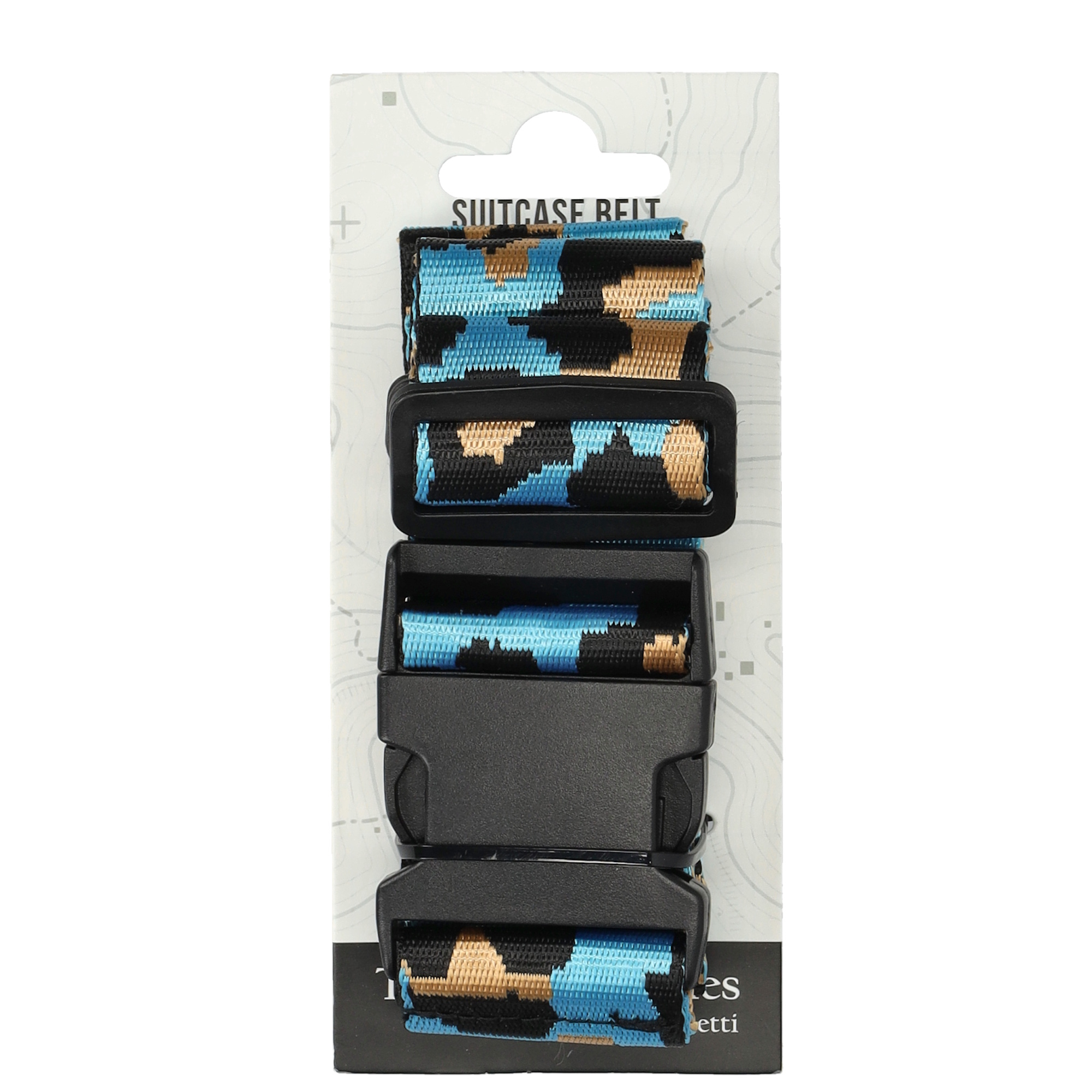 Cestovní popruh na kufr Enrico Benetti - modrý