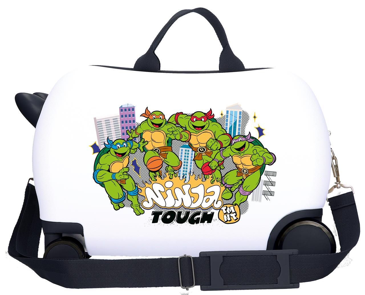 JOUMMABAGS Dětský kufřík na kolečkách - odražedlo - Ninja Attack - 24,5 L