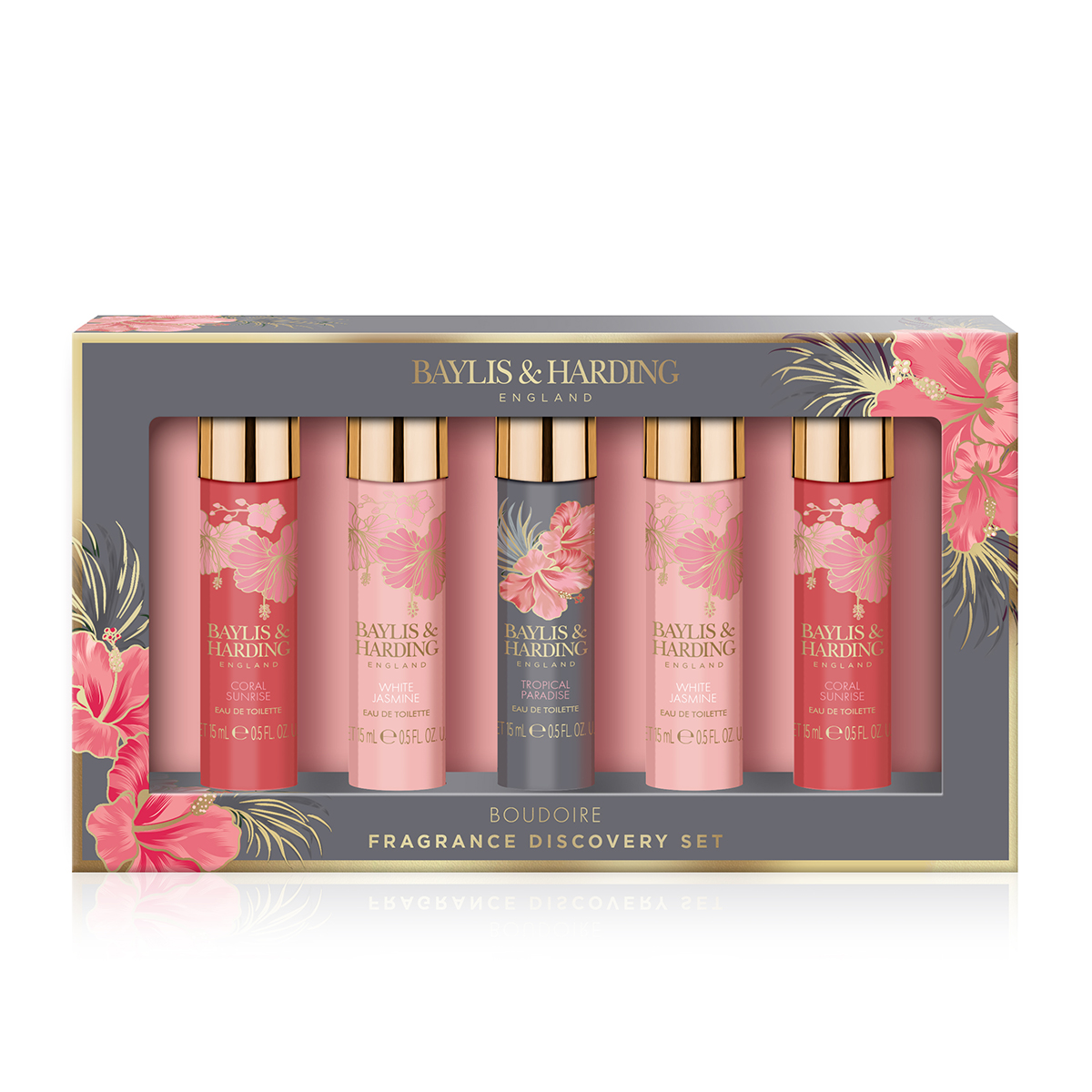 Sada toaletních vod TROPICAL PARADISE - 5 x 15ml - Baylis & Harding