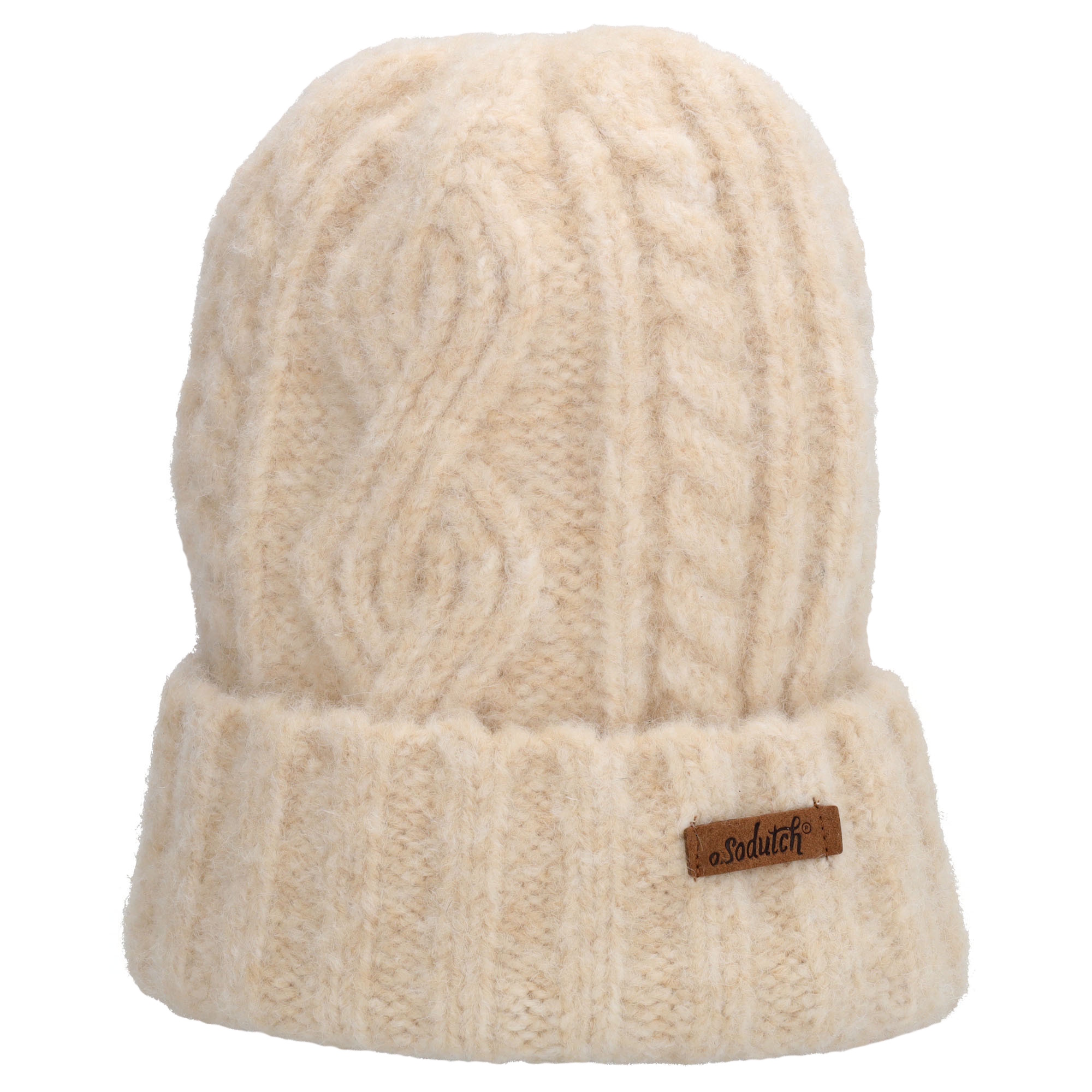 Dámská pletená čepice Sodutch - písková
